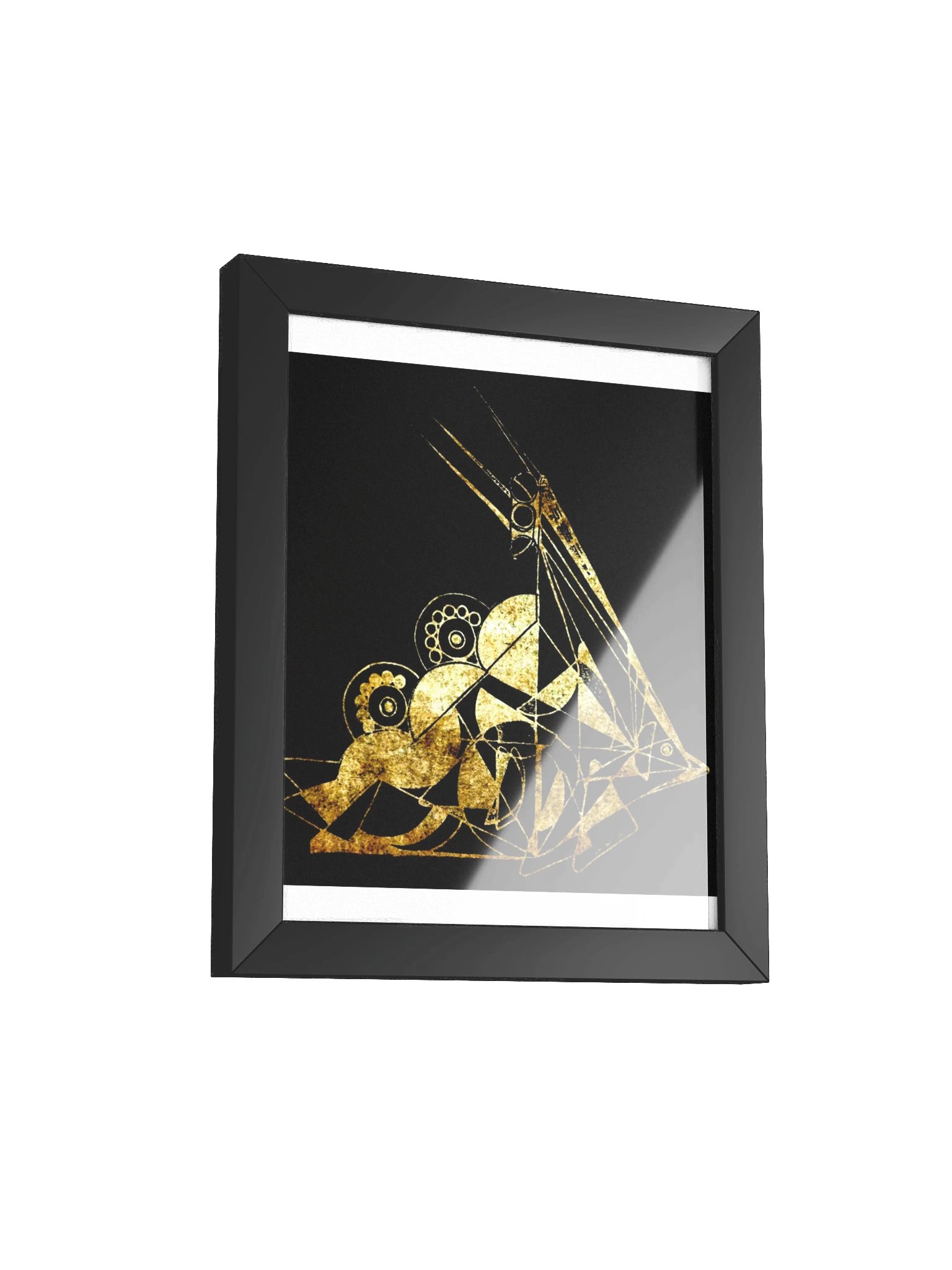 Creatures of the Abyss – Gold Edition – Framed Print product image (2)