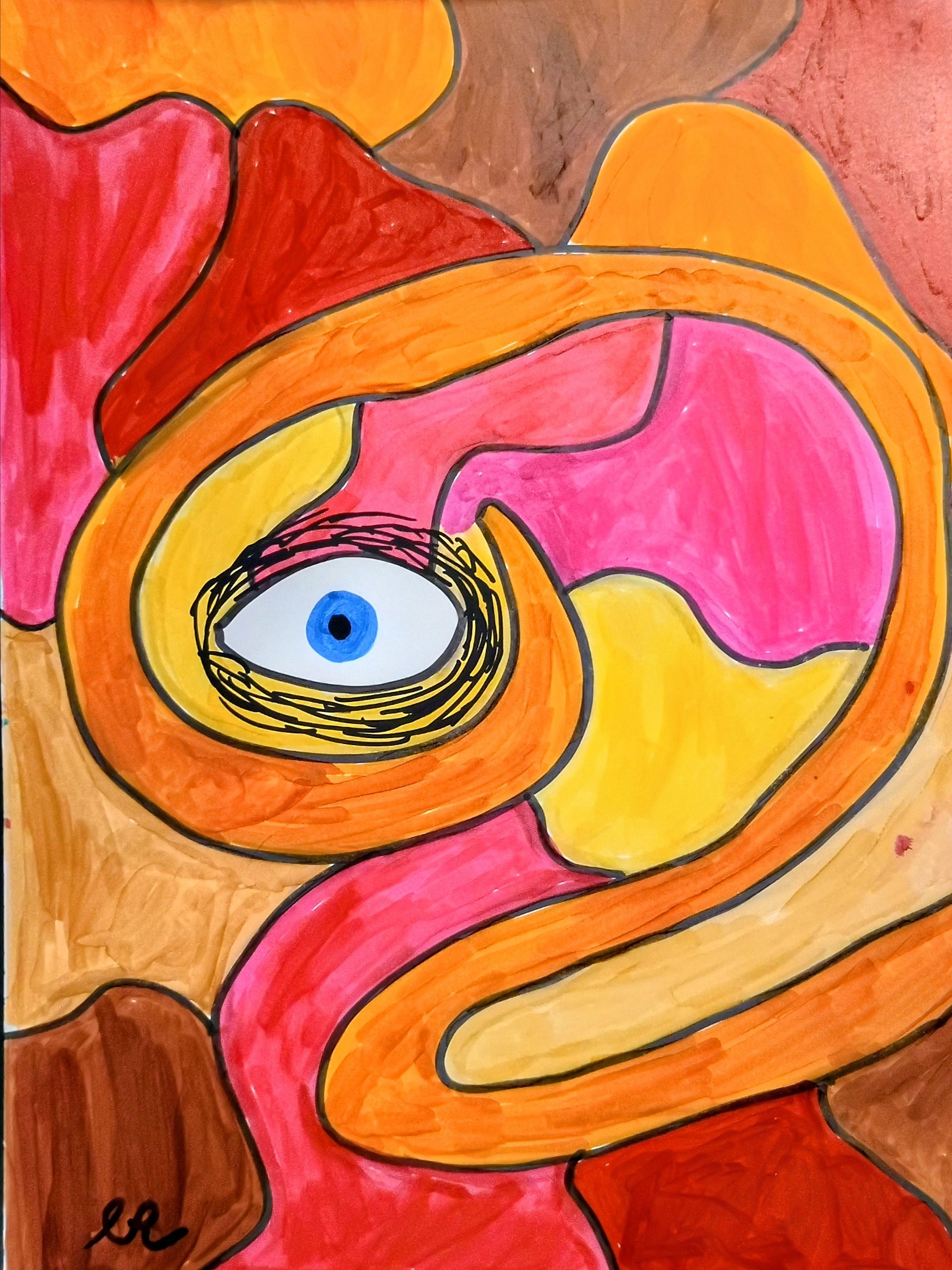 Contemplations Original Drawing product image (1)