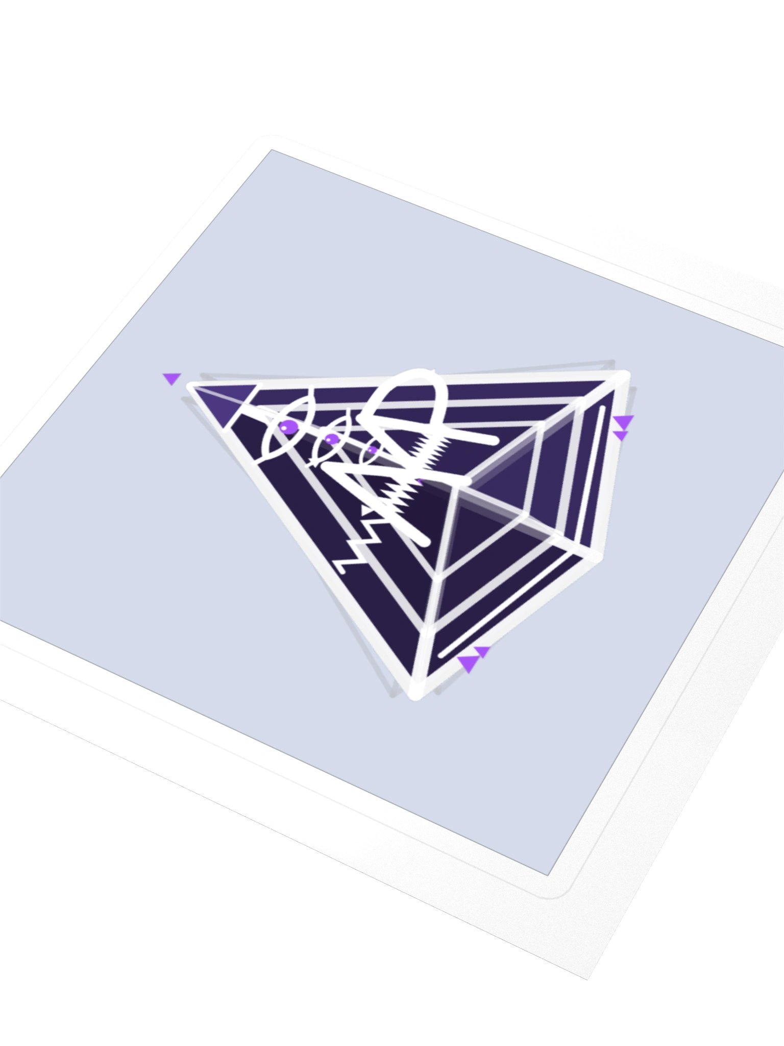 Mt. AMP 6D Pyramid — Block Sticker product image (3)