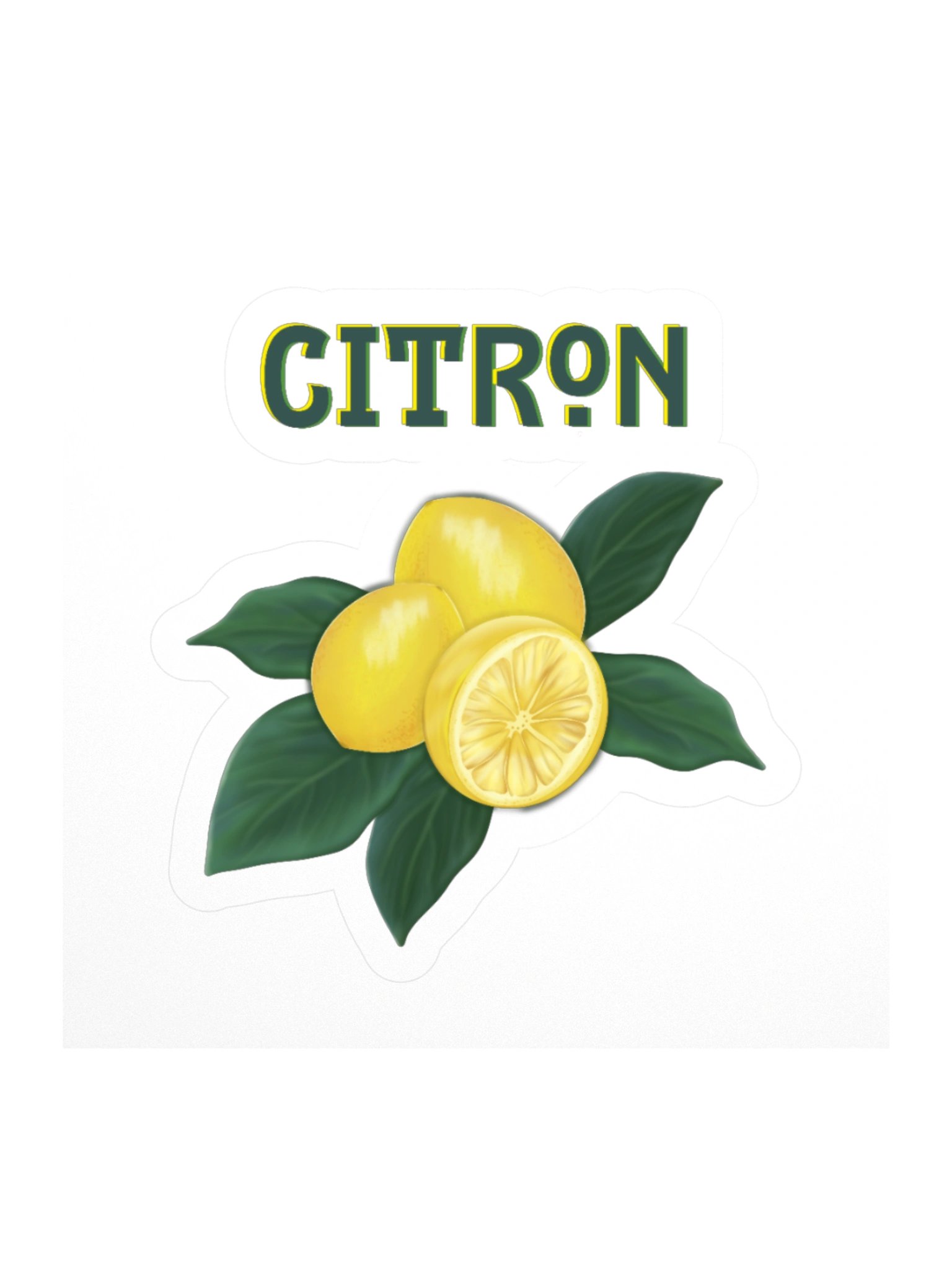 Citron – Kiss Cut Stickers product image (1)