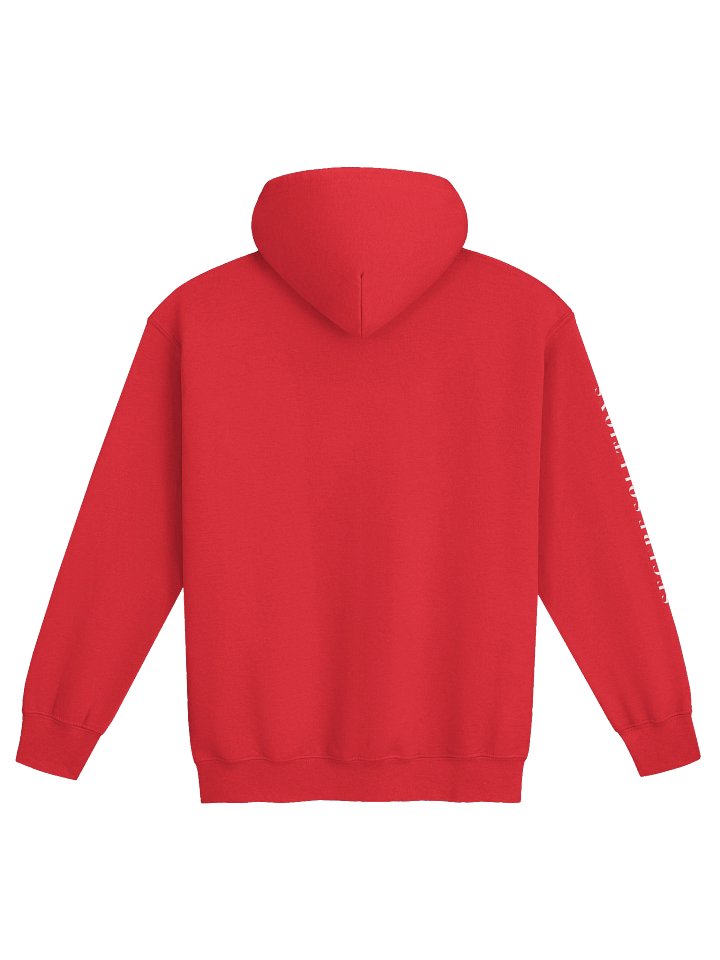 QED Red Skull Zip Hoodie product image (2)