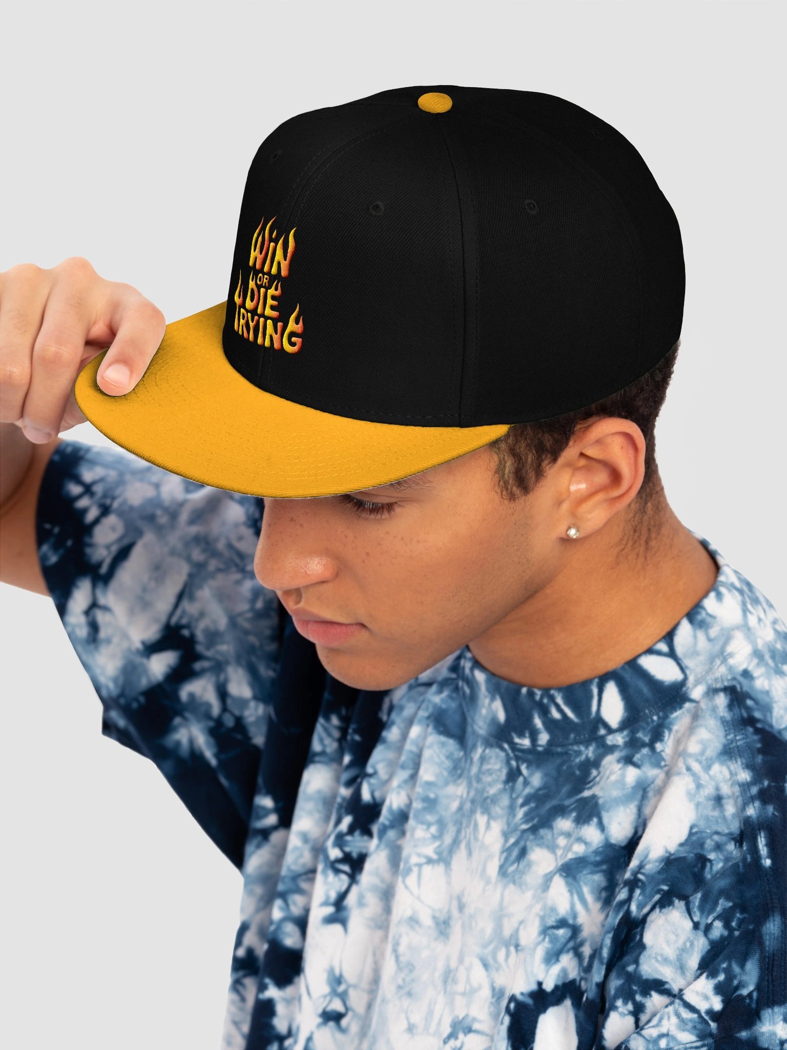 Flaming Ambition Snapback Cap product image (7)