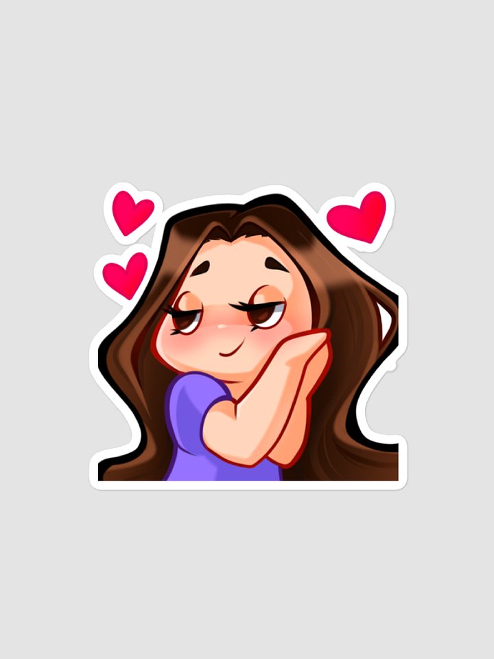 Love Kiss Cut Sticker product image (1)