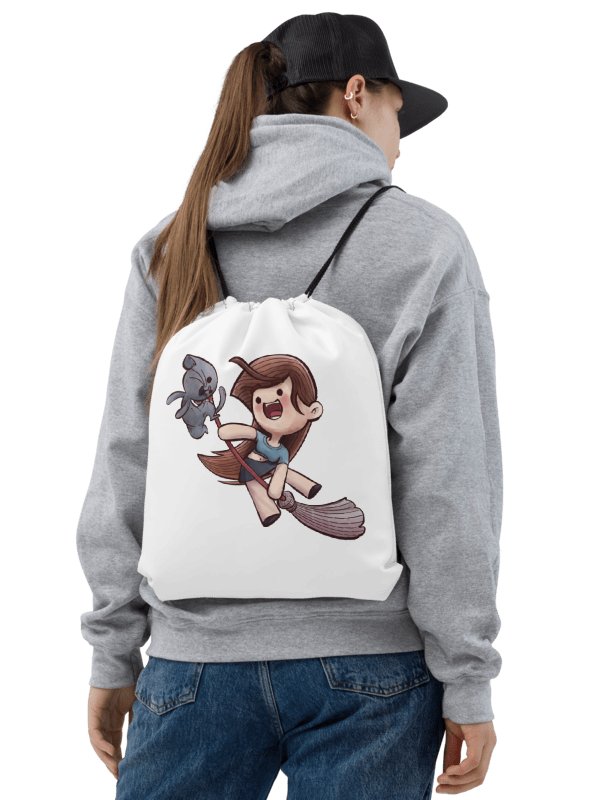 She & Her Pet | Drawstring Bag product image (2)