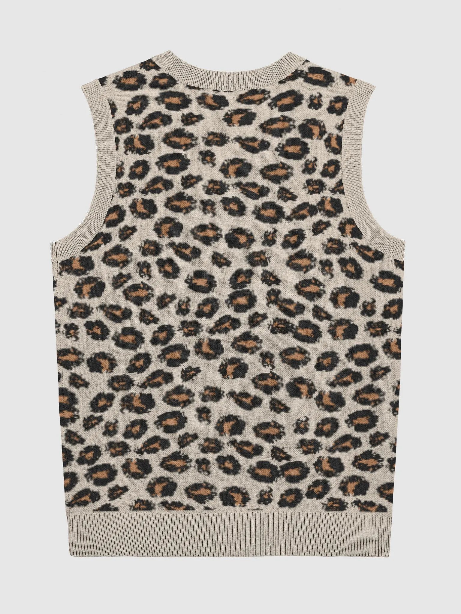 Knitted V-Neck Vest product image (7)
