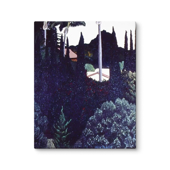 Garden Scene 736 Bush St. San Diego (1982) on canvas (24" x 30") product image (2)