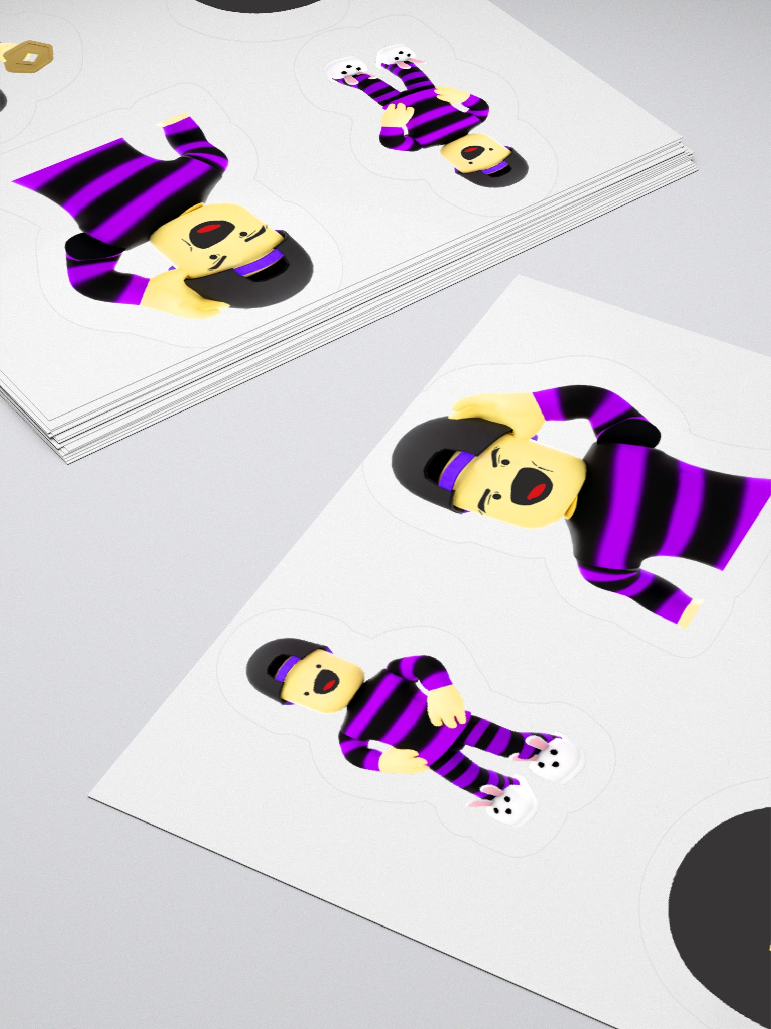 KuttyPlayz Sticker Sheet product image (10)