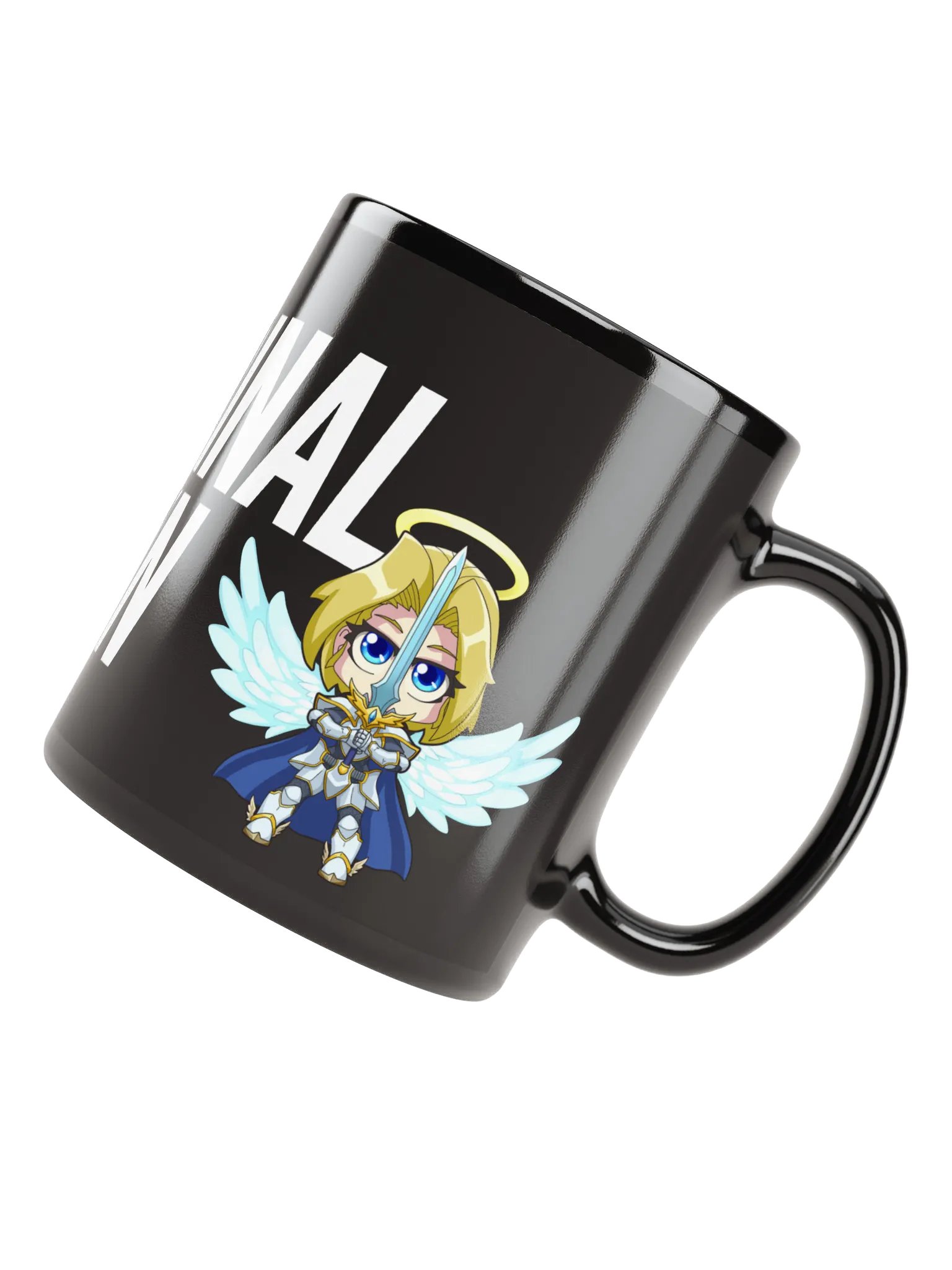 Kardinal Zyn Angel & Demon Coffee Mug (Black) product image (4)
