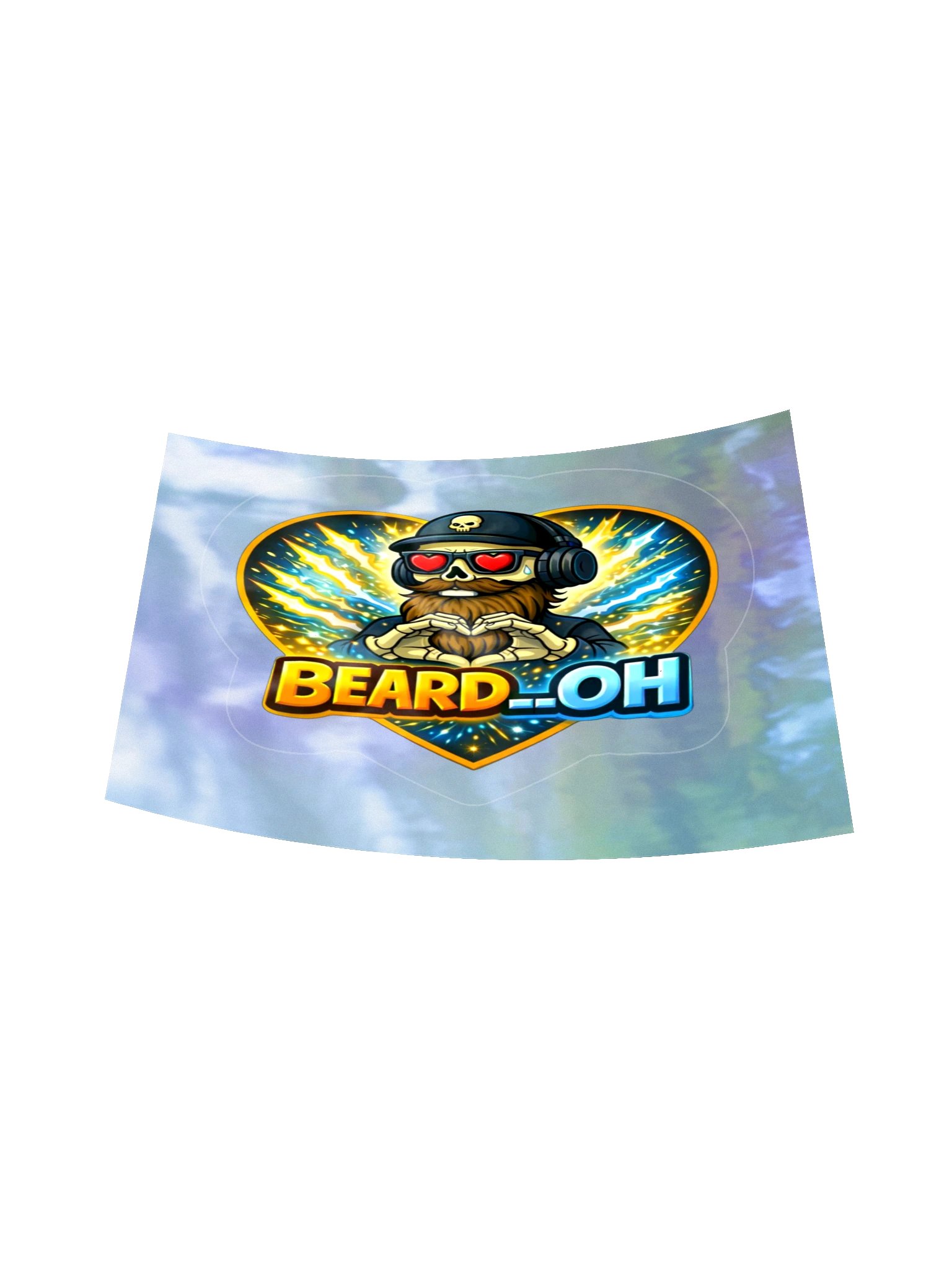 Beard__Oh Holographic Sticker Sheet product image (6)