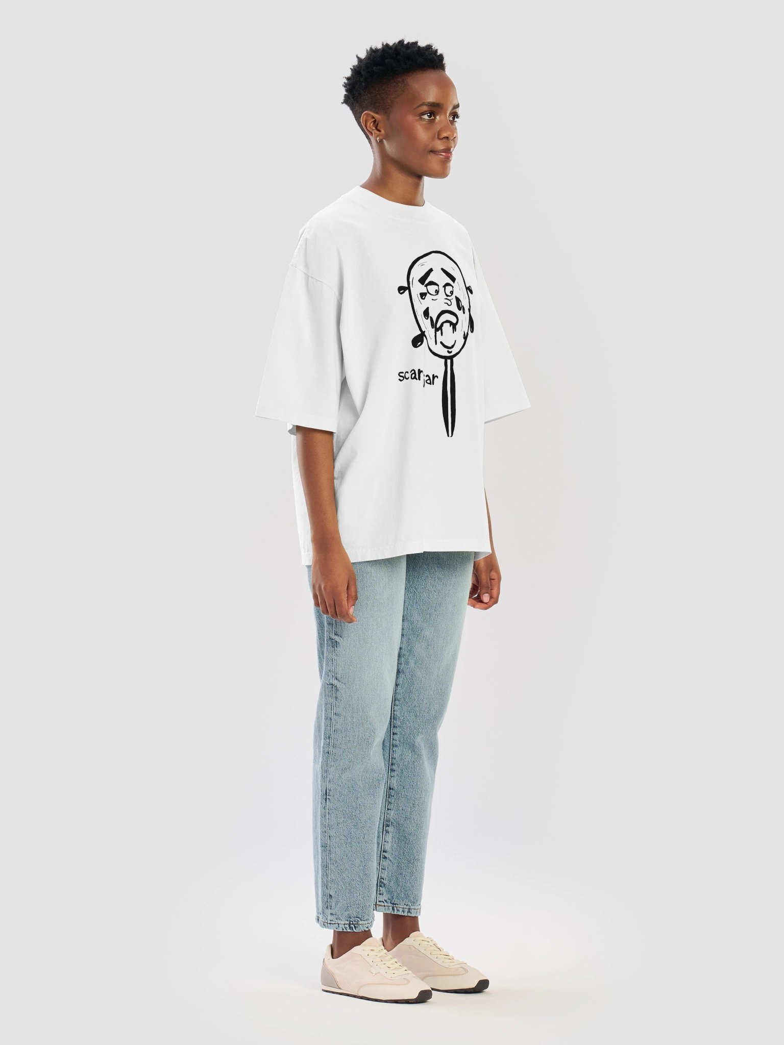 Jared outline tee (white) product image (11)