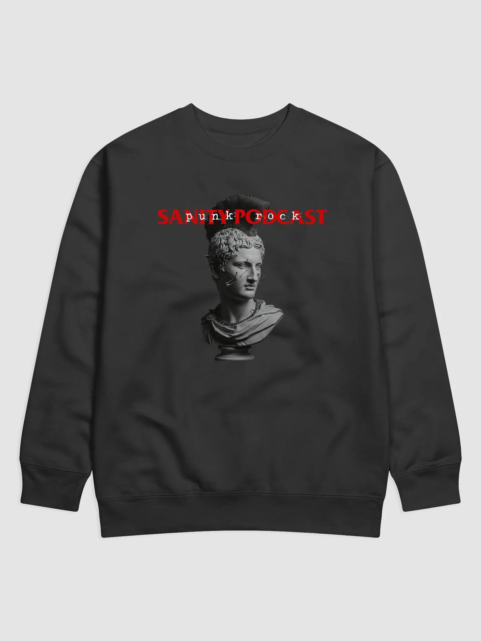 STRANGER THAN SANITY "Roman Bust" pullover product image (1)