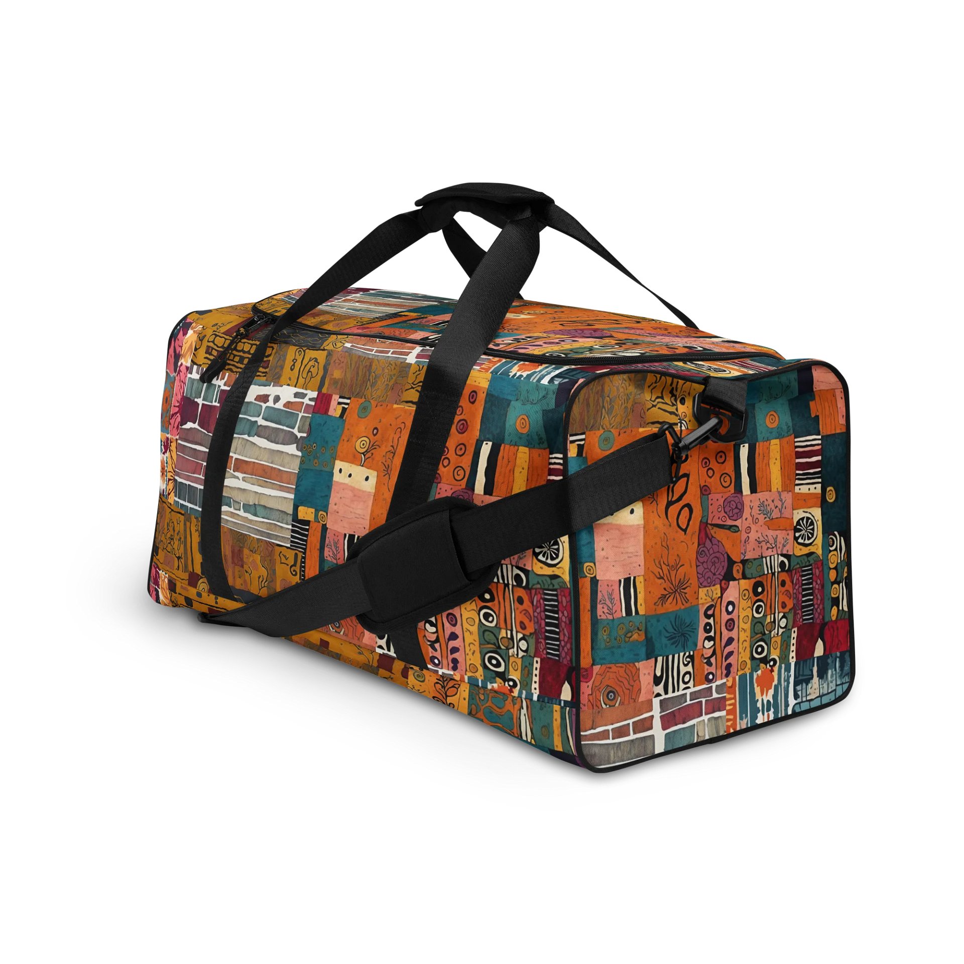 Eclectic Patchwork Paradise Duffle Bag product image (4)