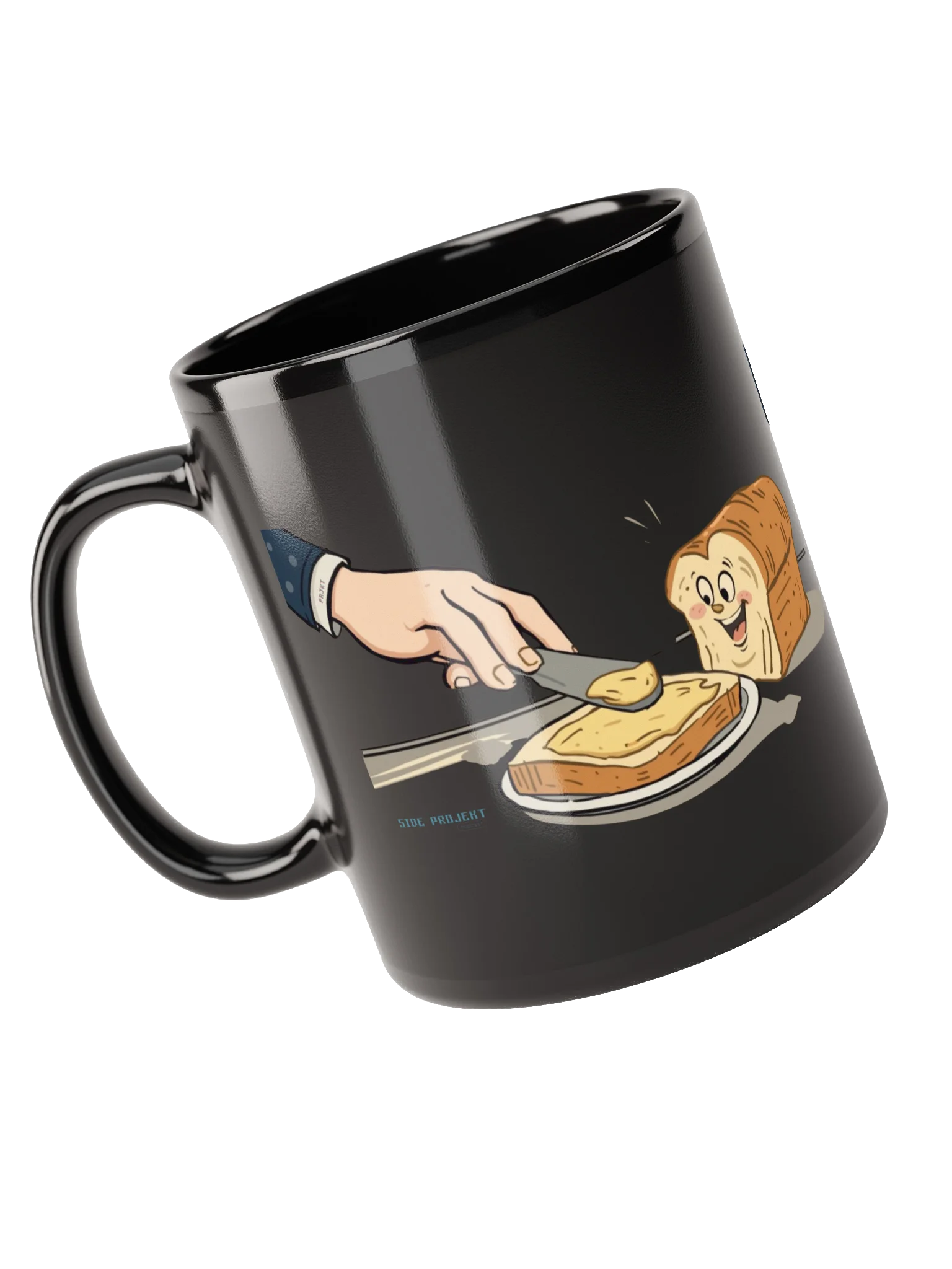 "Bread & Butter (of this weeks episode!)" Black Mug product image (3)
