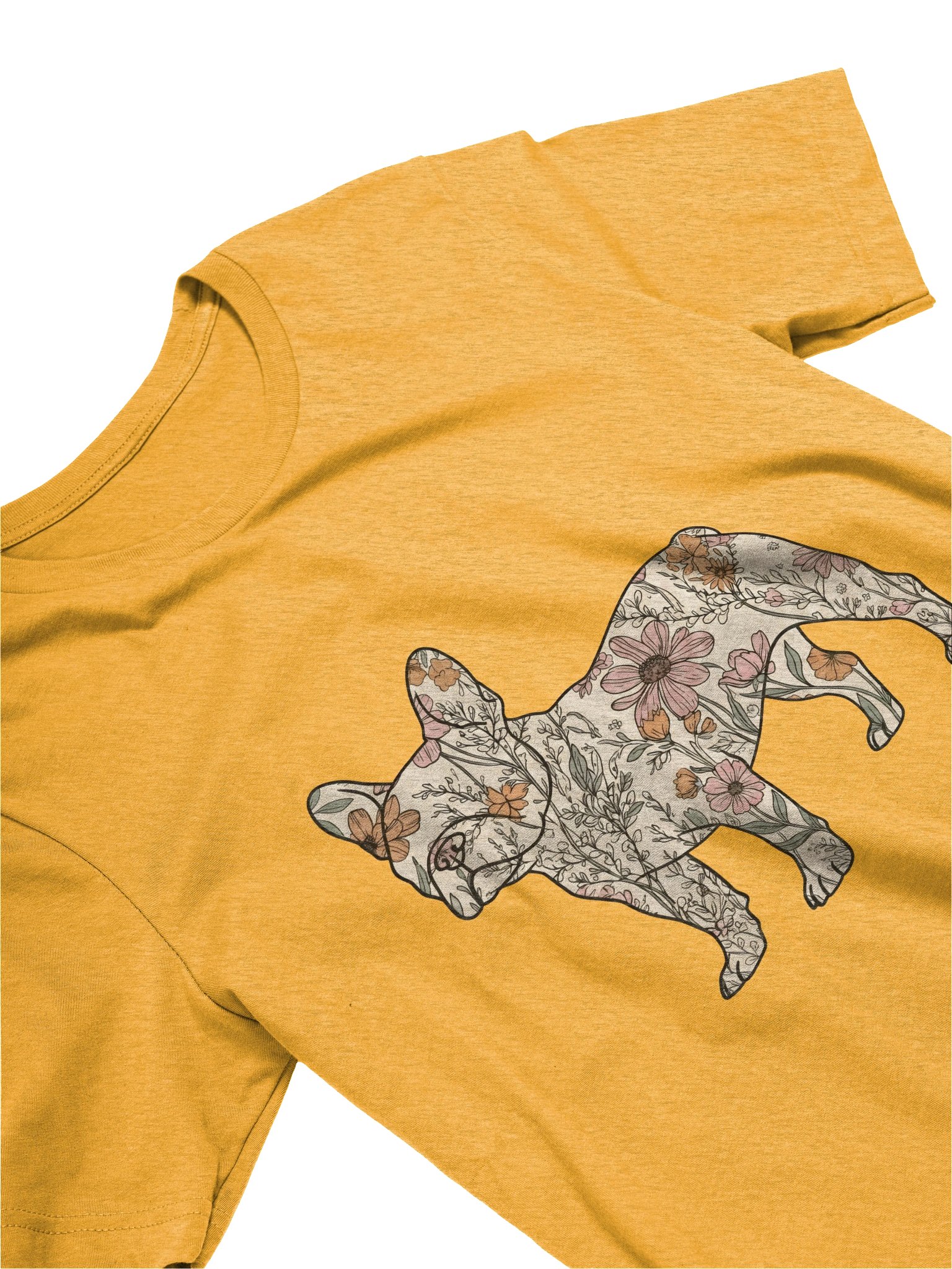El Dorado Atelier T Shirt - Floral French Bulldog Design product image (6)