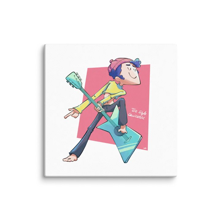 Toe Style Guitarist | Canvas product image (1)