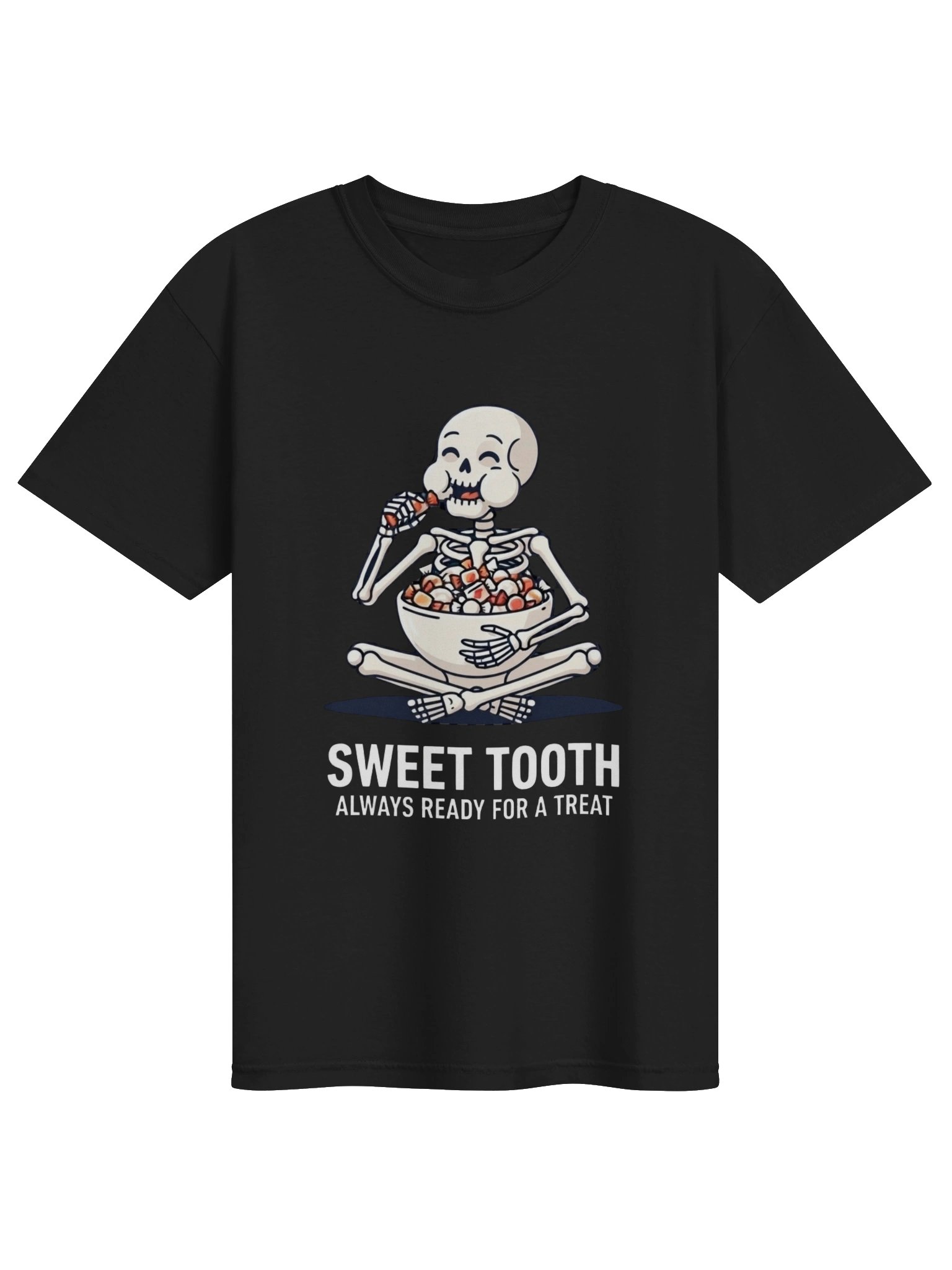 Sweet Tooth – Always Ready for a Treat Skeleton T-Shirt product image (11)