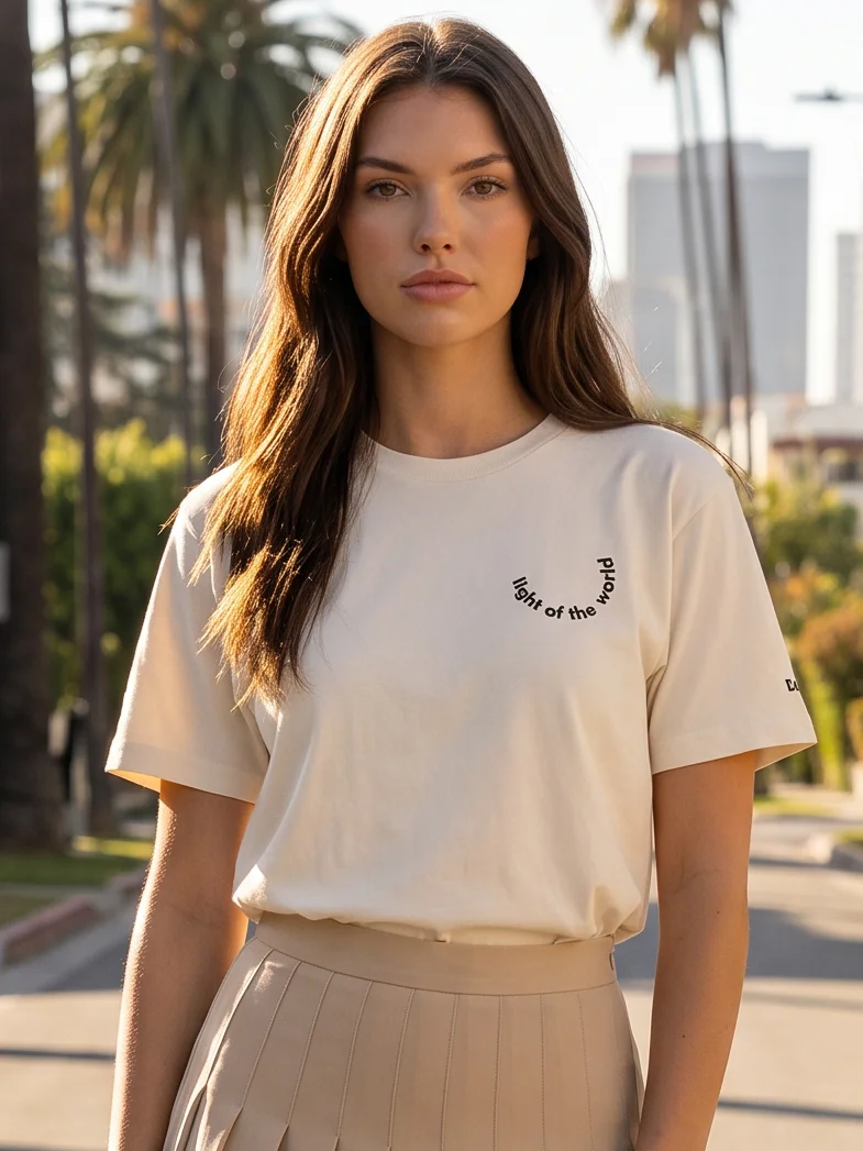 T-Shirt Light of the World - Black product image (1)