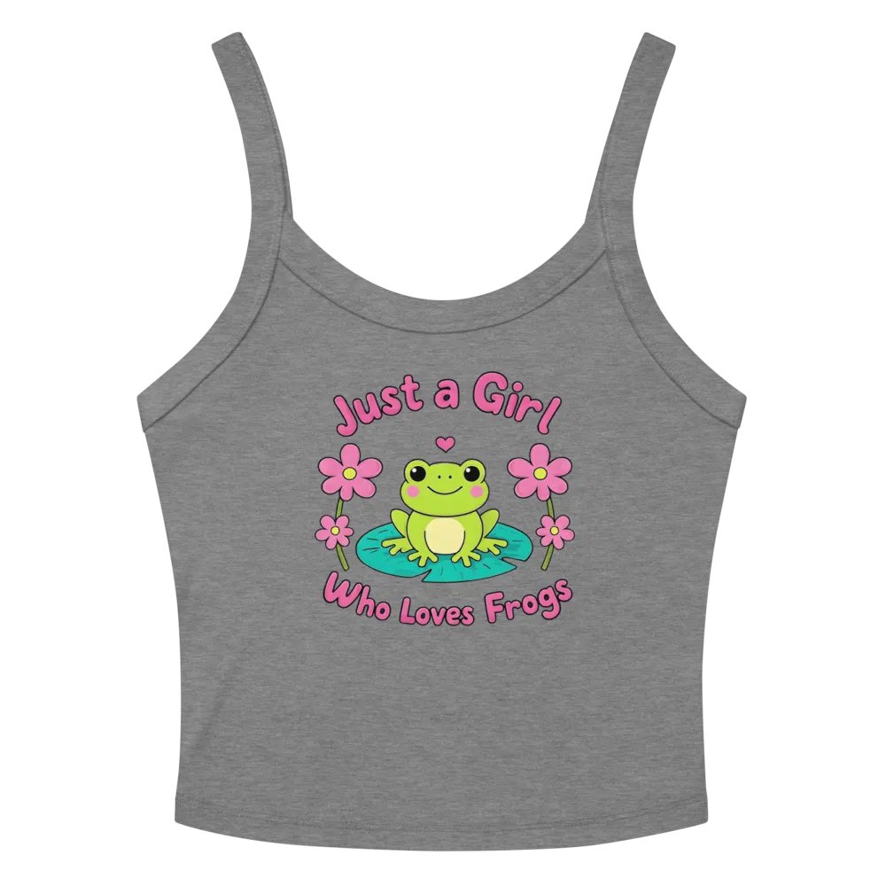 Frog Lover's Micro-Rib Tank Bella+Canvas (Women's) product image (2)