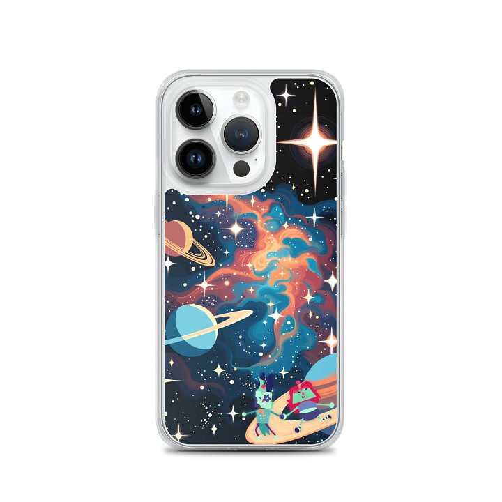 Cosmic Stroll - iPhone Case Clear with MagSafe product image (1)