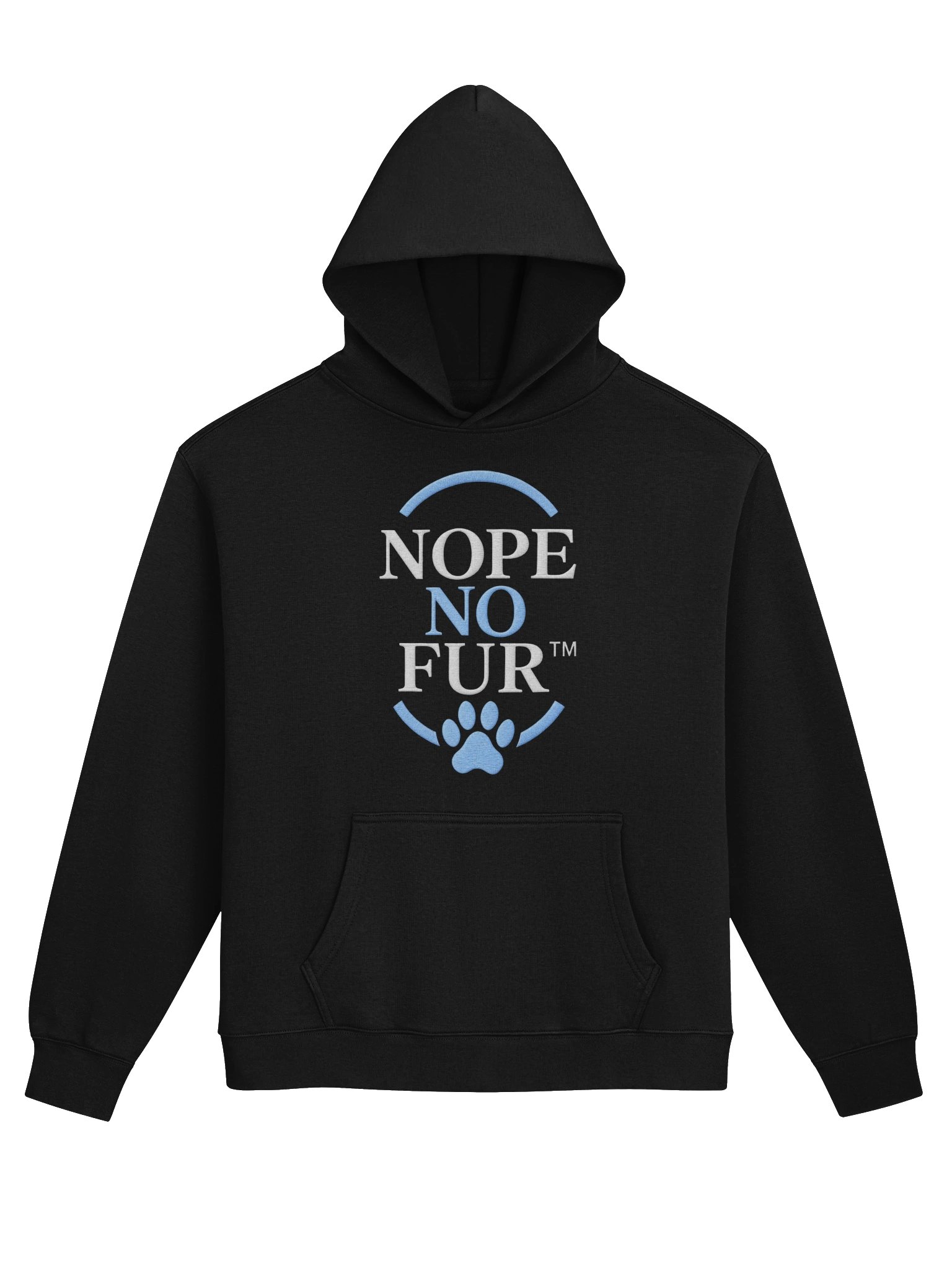 NOPE NO FUR™ Signature Logo Hoodie product image (1)