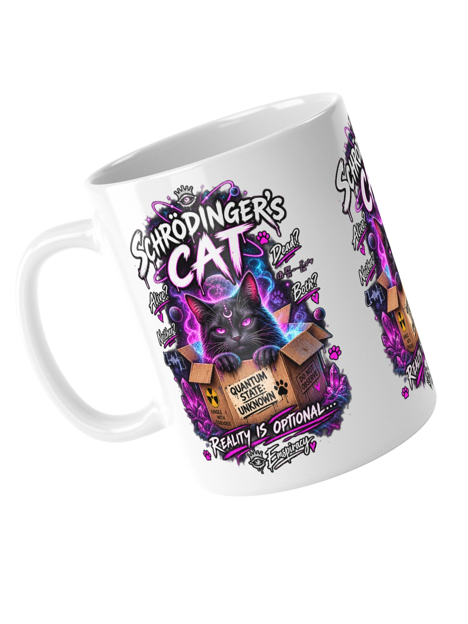 🐈‍⬛⚛️ SCHRÖDINGER’S CAT REALITY IS OPTIONAL. 🌀☕️ product image (5)