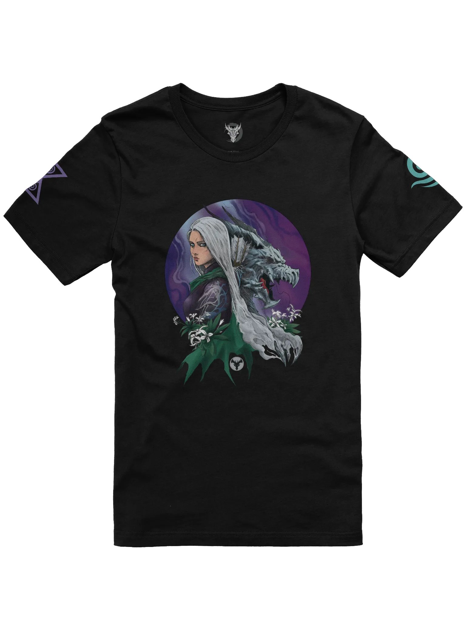 Tshirt - Azéna & Tyrath (Version Vent/Wind & Esprit/Spirit) product image (4)