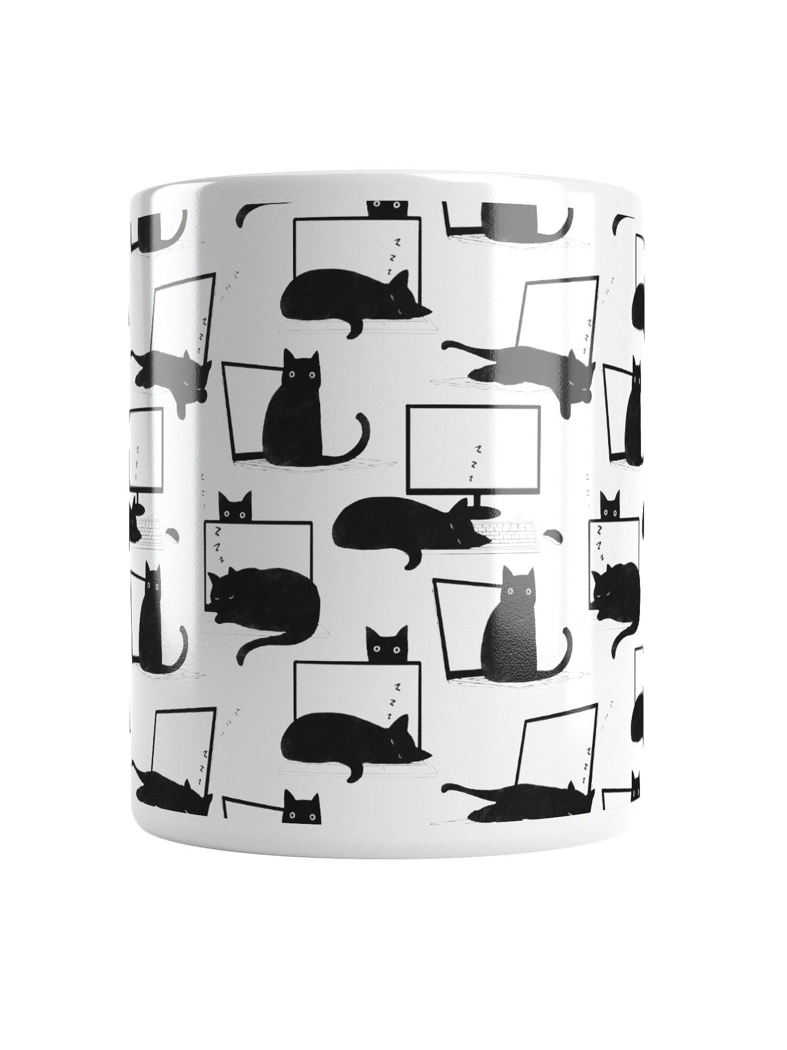Cats Sleeping on Laptops Mug product image (6)