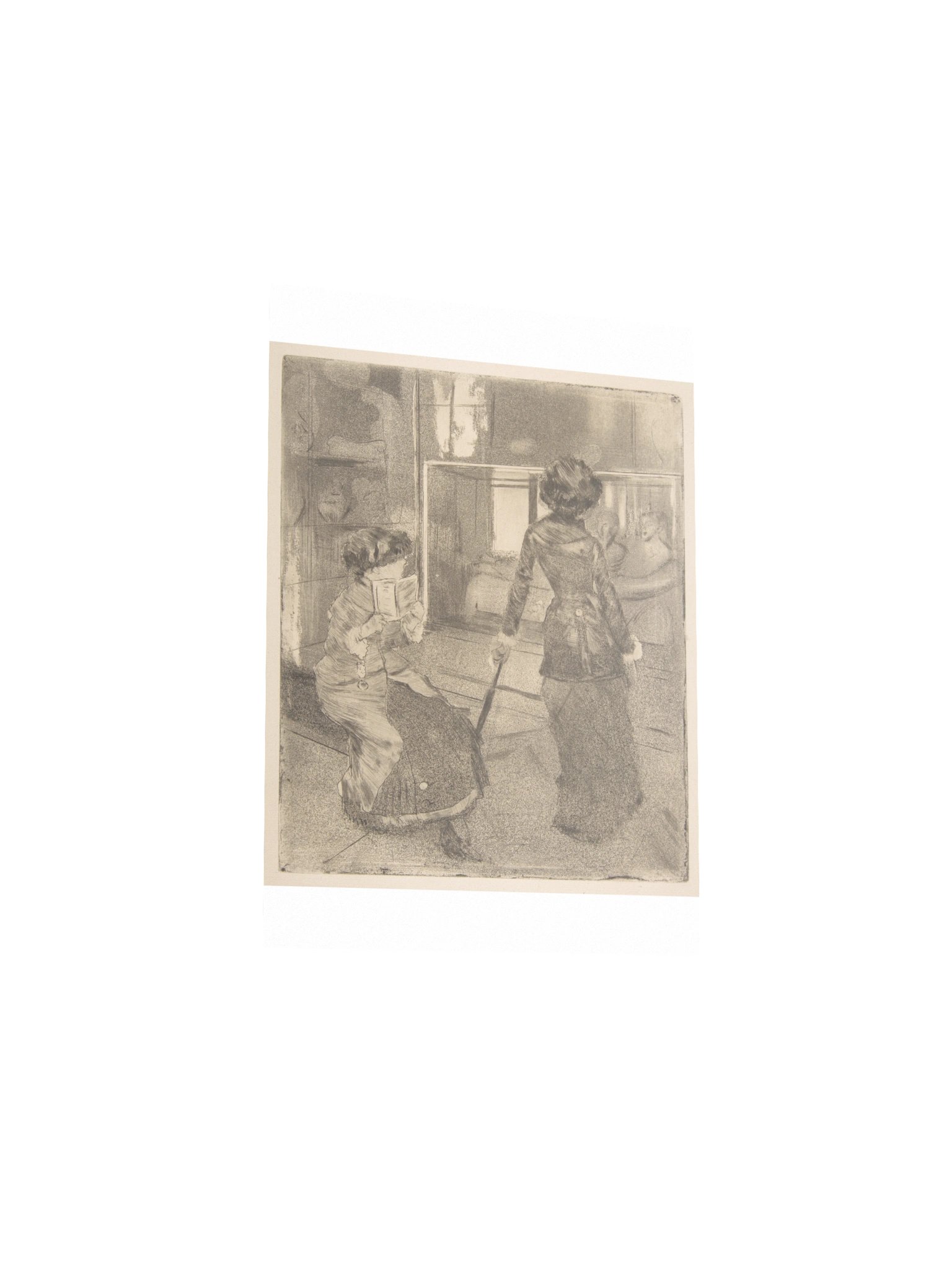 Degas, Mary Cassatt at the Louvre: The Etruscan Gallery — Fine-Art Poster product image (4)