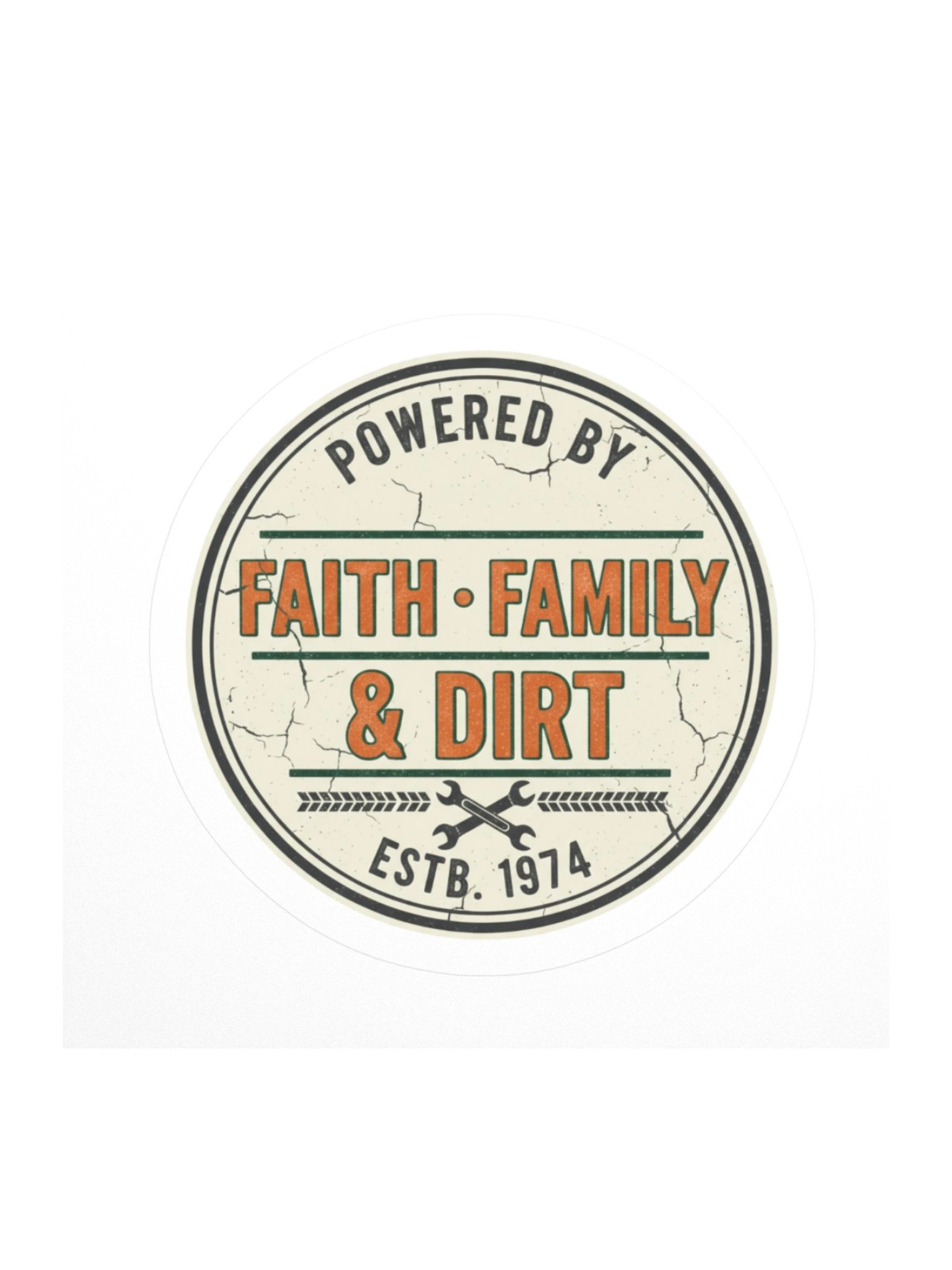 Faith & Family Distressed Stickers product image (1)