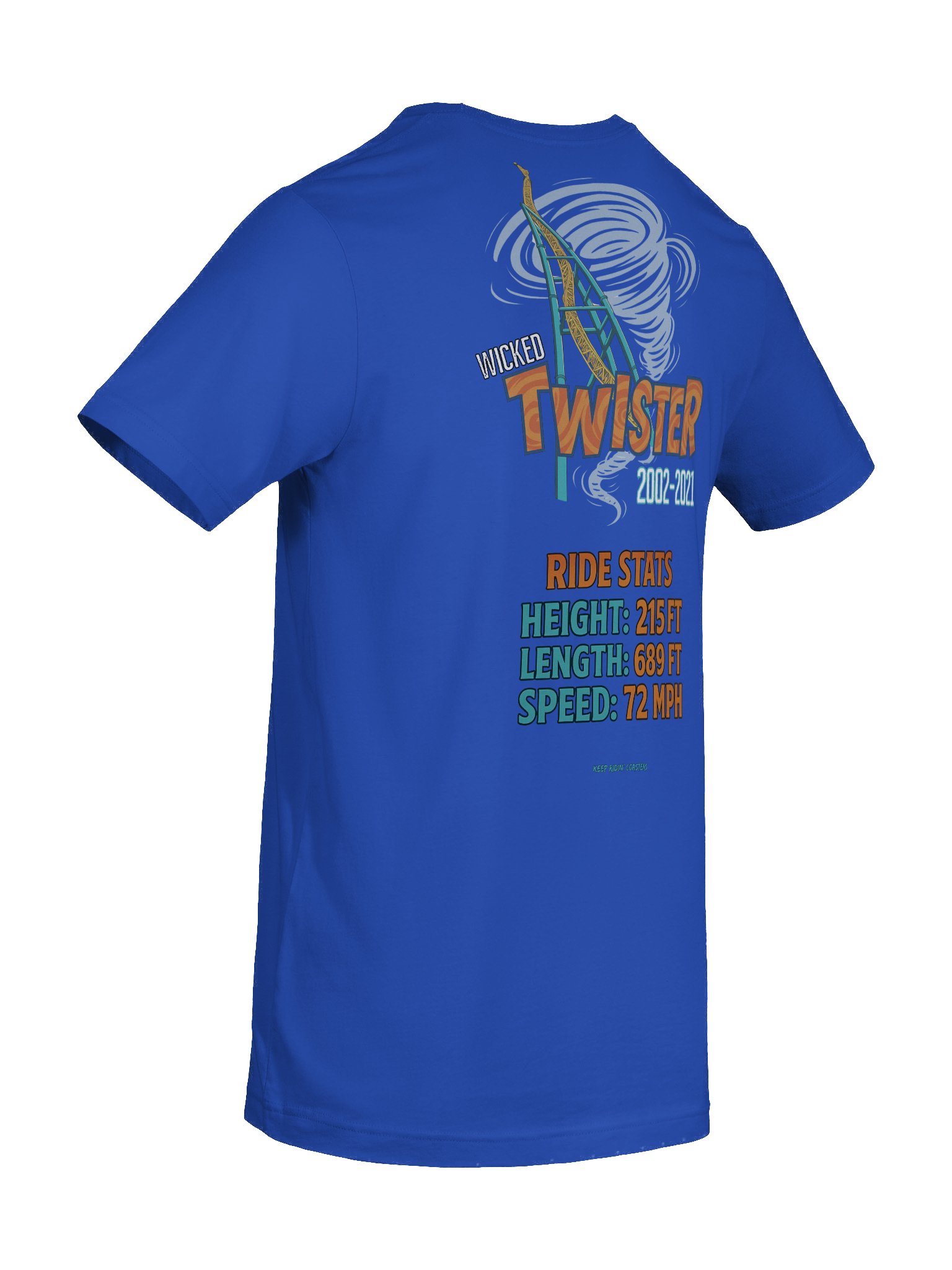 Wicked Twister 2002-2021 Roller Coaster T-Shirt product image (10)