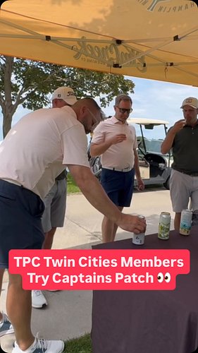 Members at @tpctwincities got to taste @captainspatch for the first time!! Go to captainspatch.com to see where it’s availabl...