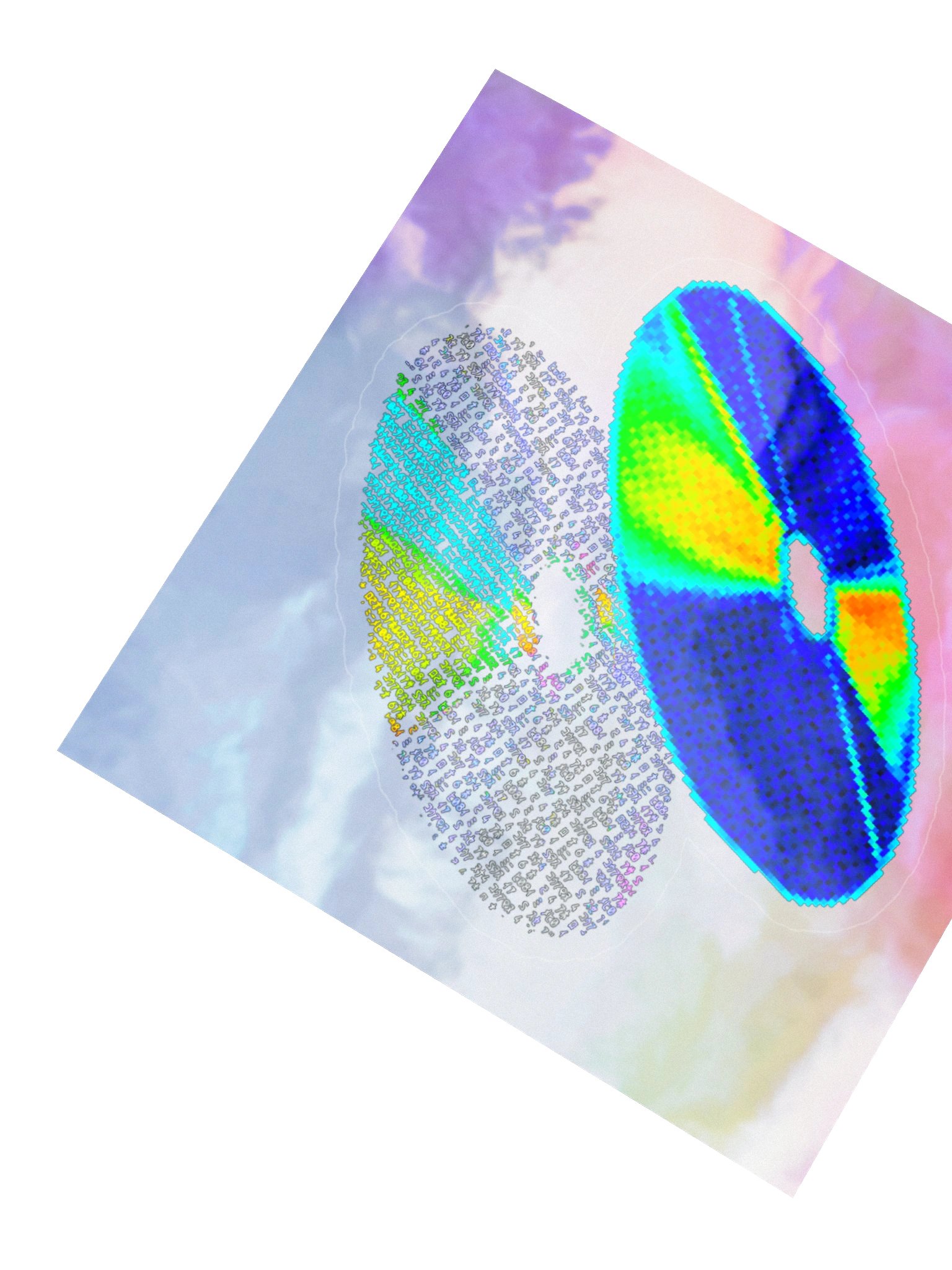 Retro Holographic CD (Sticker) product image (4)