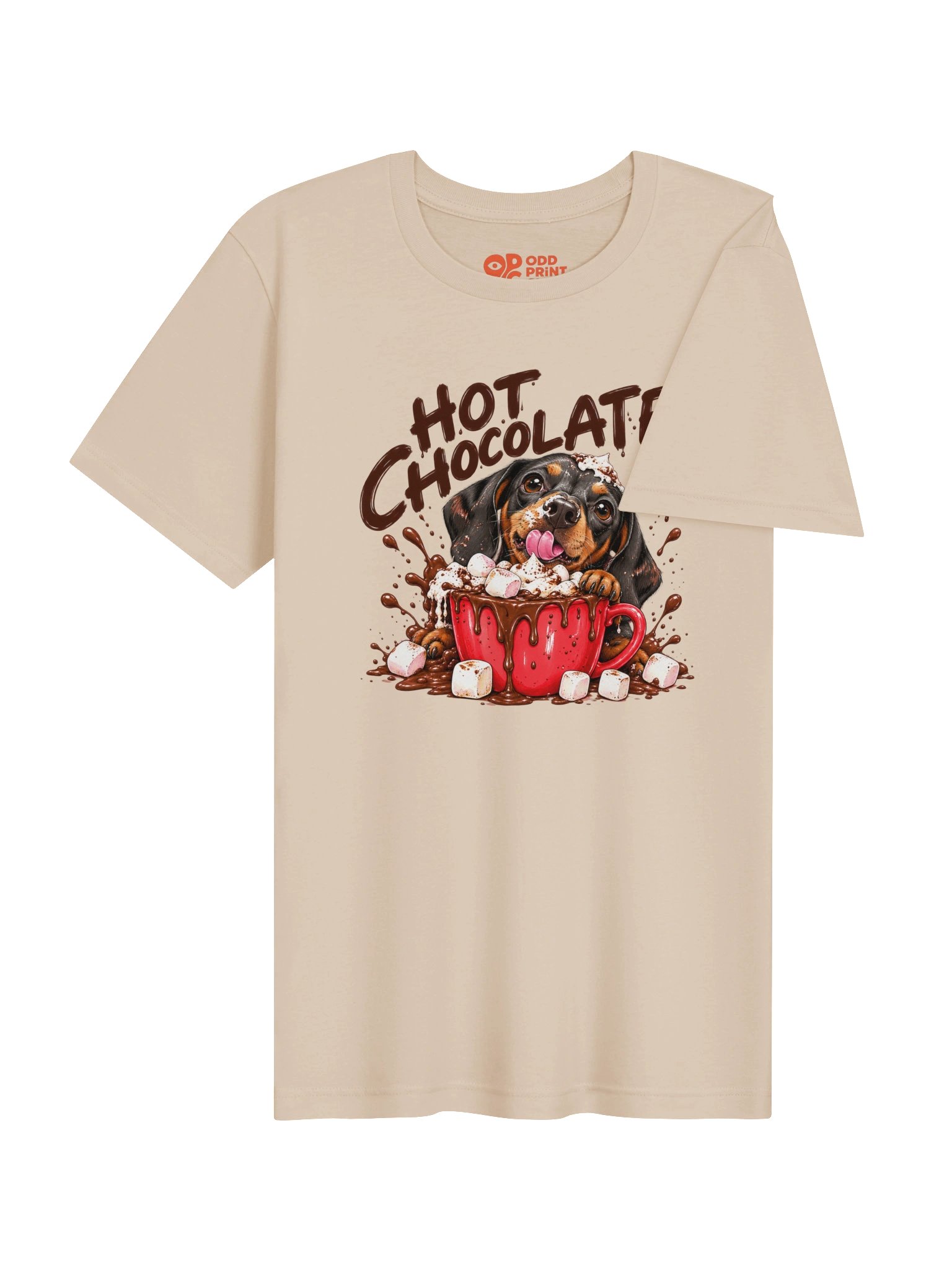 THE MARSHMALLOW HEIST - Dachshund Hot Chocolate Graphic T-Shirt product image (5)
