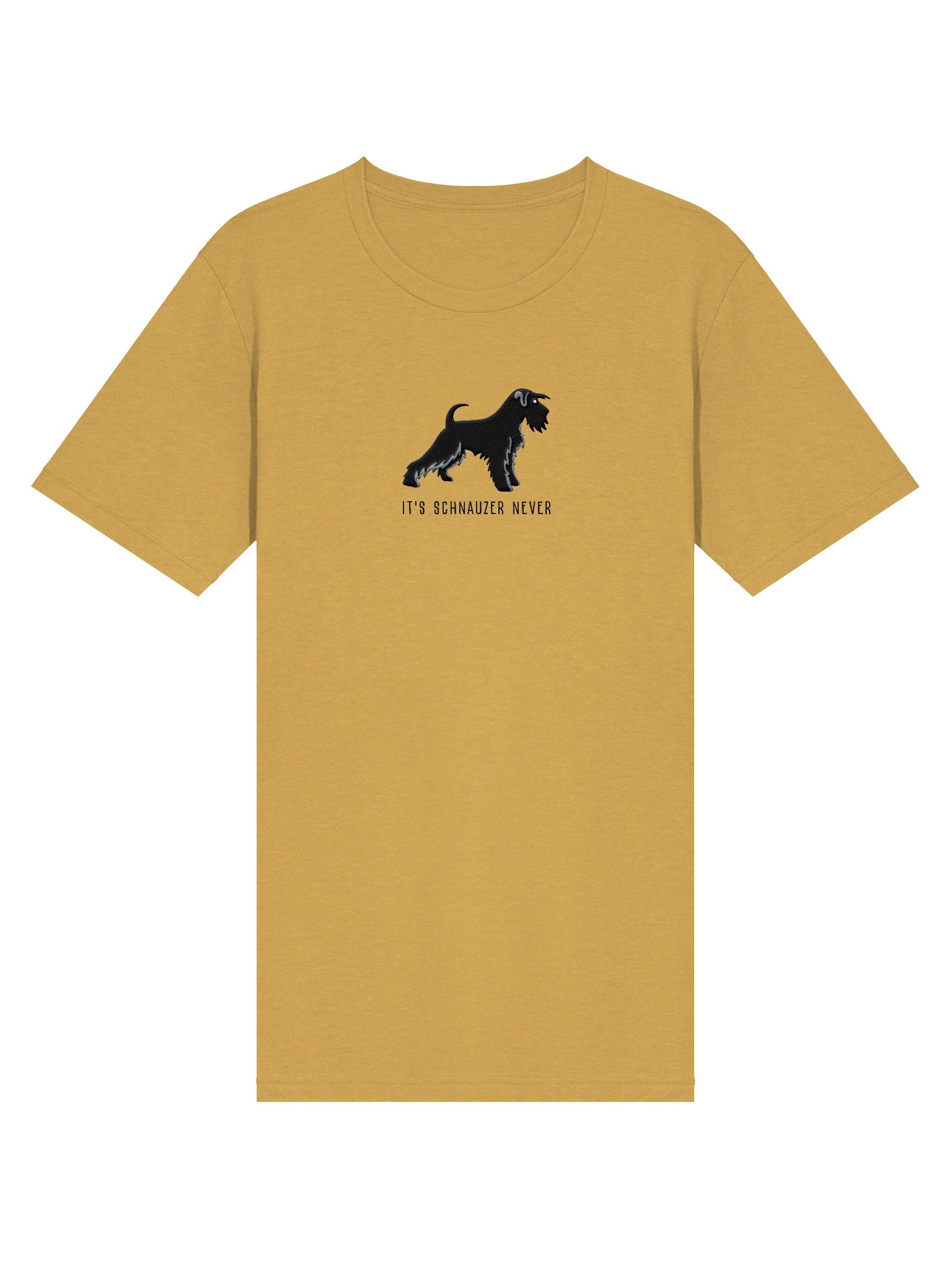 It's Schnauzer Never T-Shirt(Embroidered) of a Miniature Schnauzer(Black) product image (51)