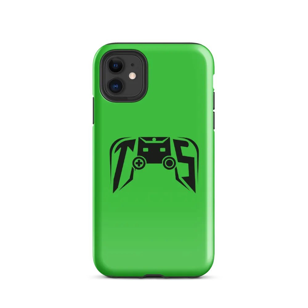 Tough Logo Case for iPhone® (Lime) product image (2)