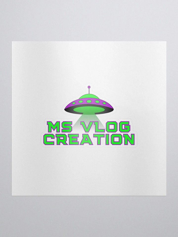 UFO Logo Sticker product image (1)