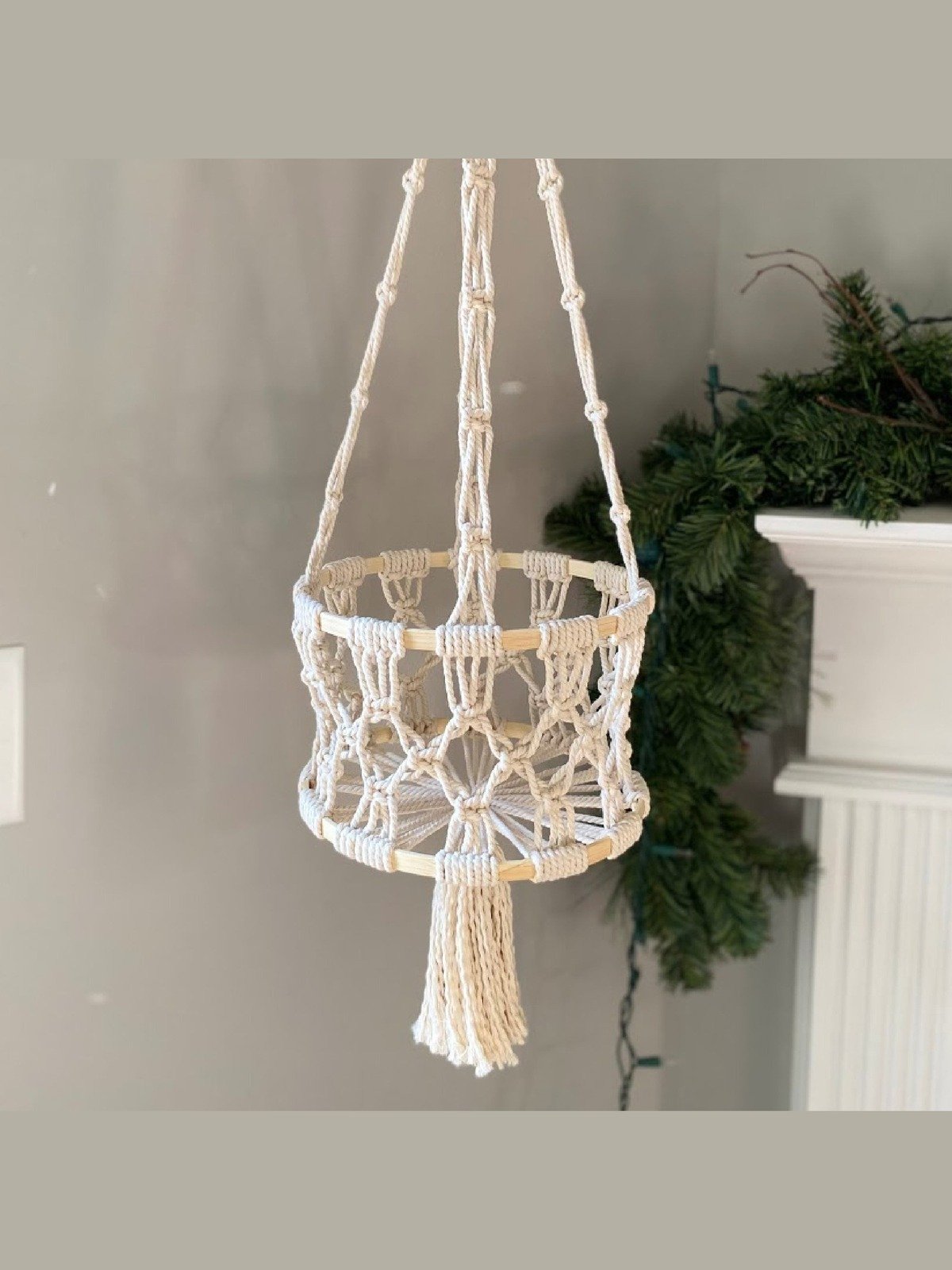 Easy Macrame Hanging Basket (Digital PDF Pattern) product image (1)