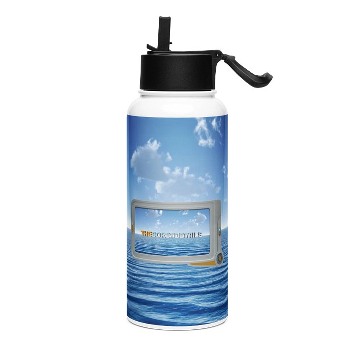 Dive In! - Stainless Steel Water Bottle with a Straw Lid product image (1)