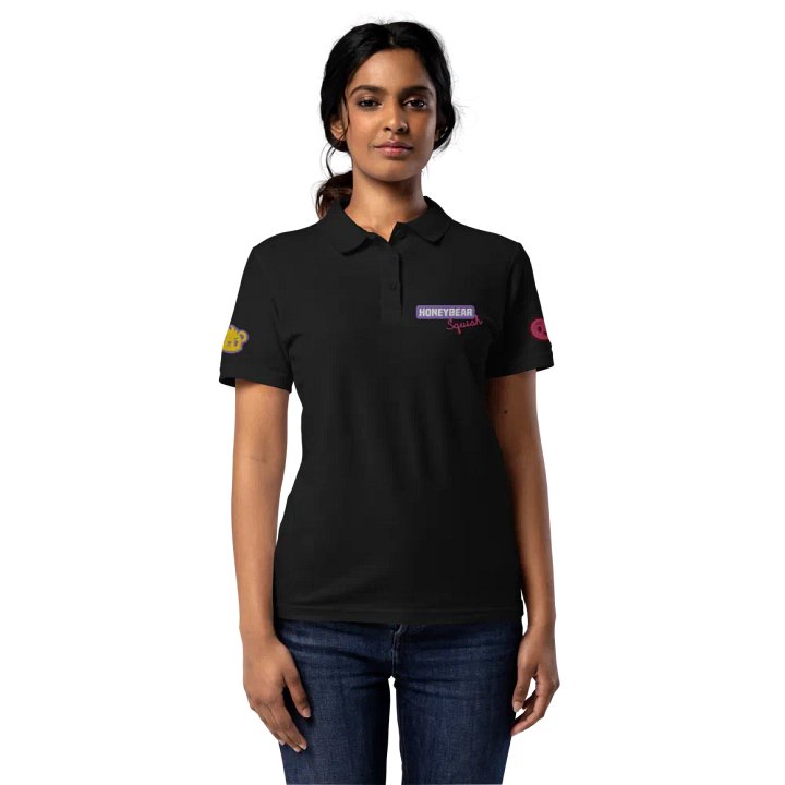 HONEYBEARSQUISH Pique Polo Shirt product image (1)