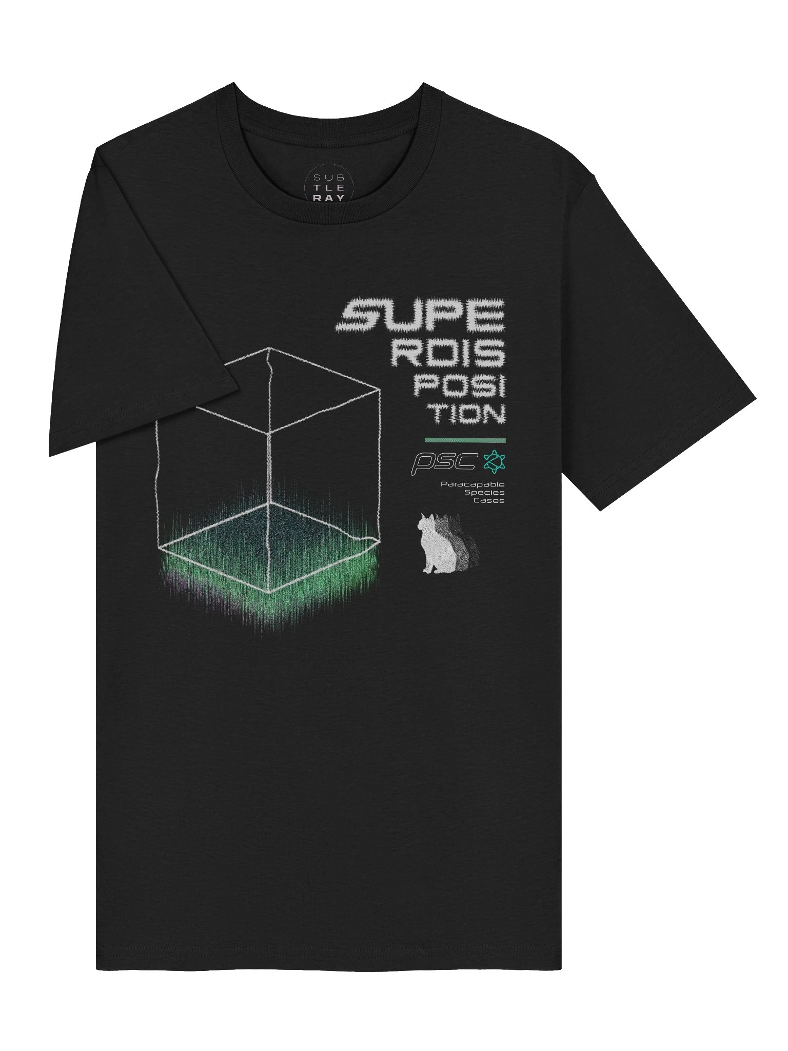 Superdisposition / Cat Dark Tee (Ships from EU/UK) product image (3)