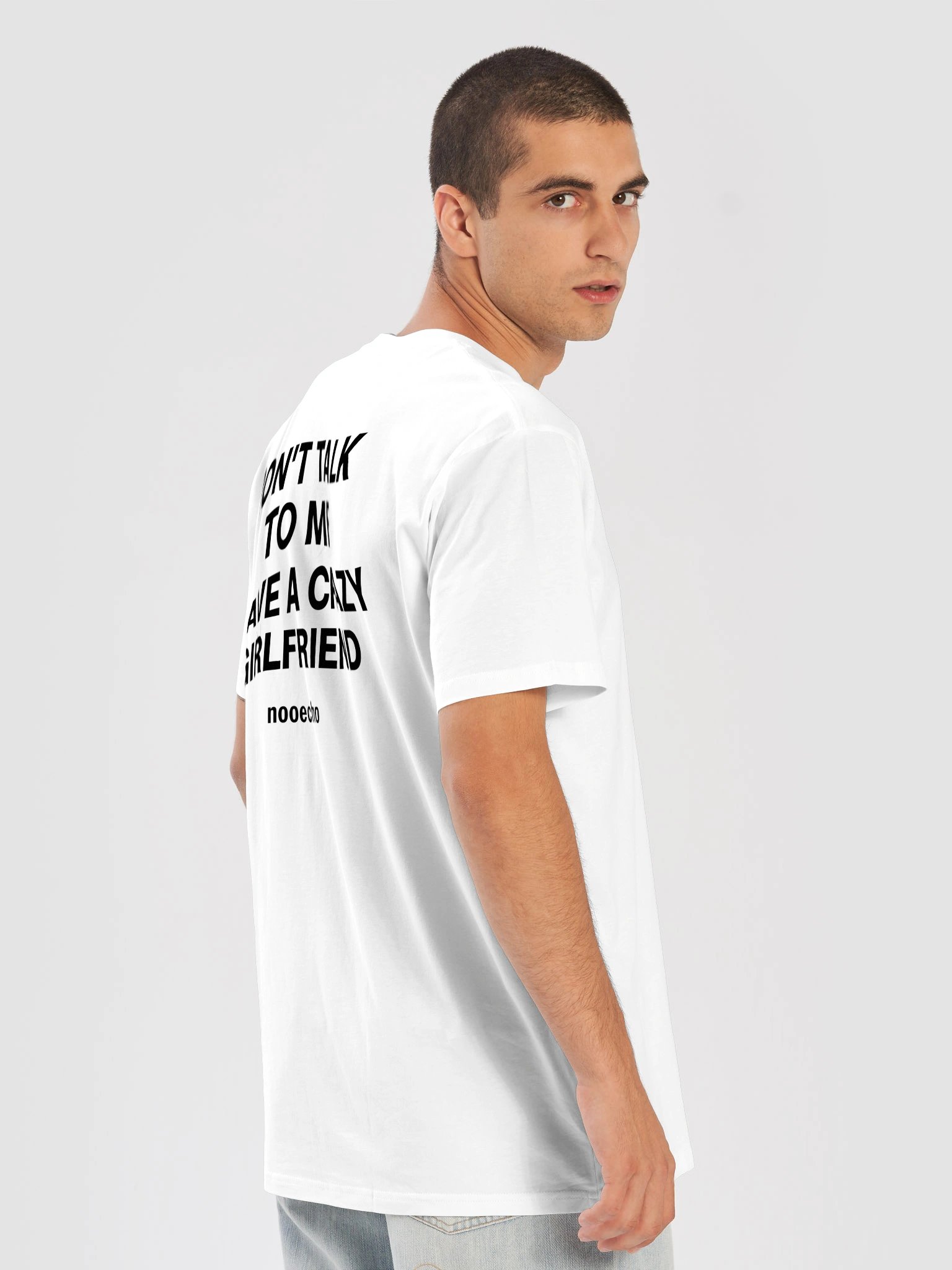 Don't Talk to Me, I Have a Crazy Girlfriend – Funny Graphic T-Shirt product image (20)