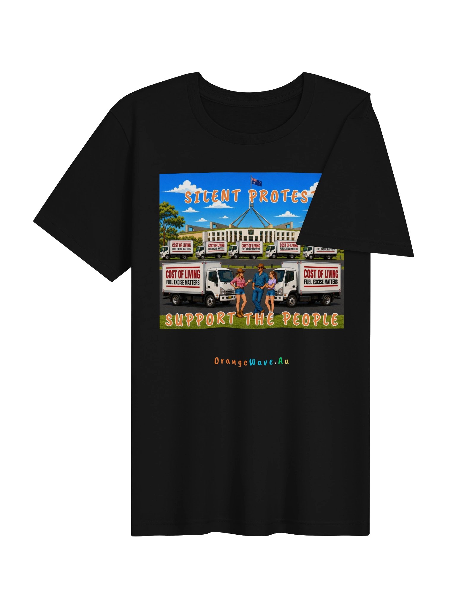 Silent Protest Support The People Tee product image (4)