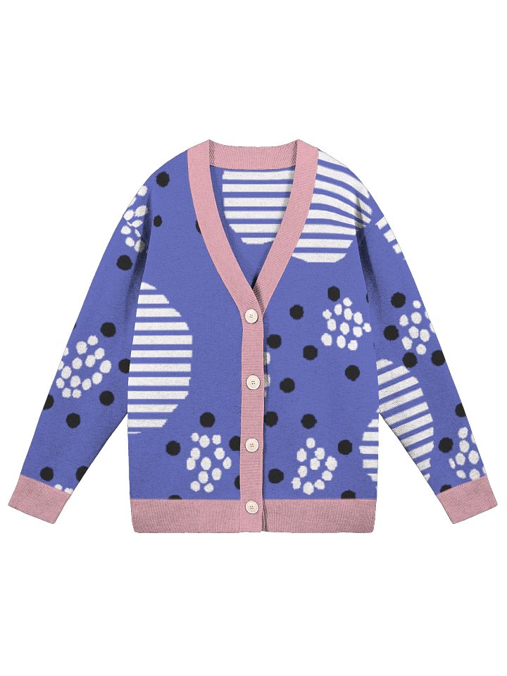 Chic Jacquard Knit Cardigan product image (2)