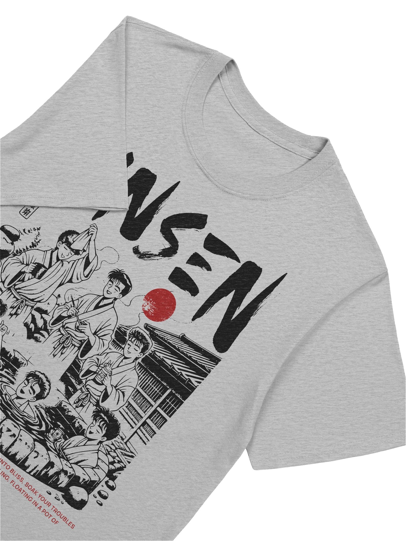 Onsen Samurai Bliss T-Shirt - Gildan Softstyle product image (5)