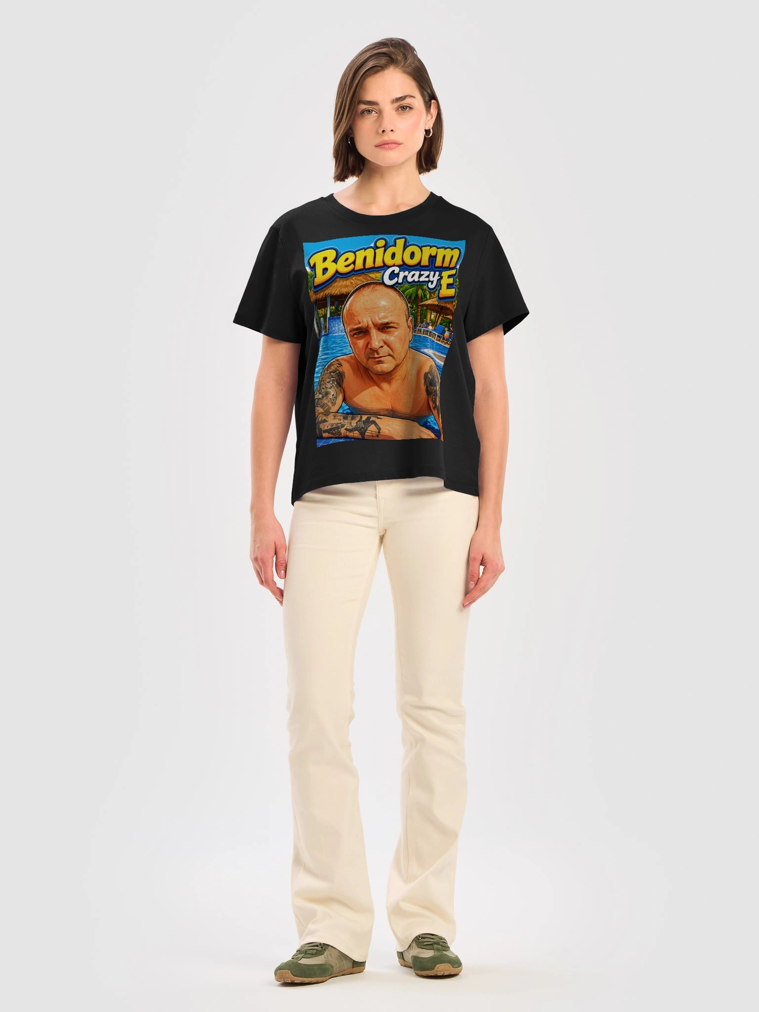 Benidorm Crazy E Poolside Tee Ladies product image (30)