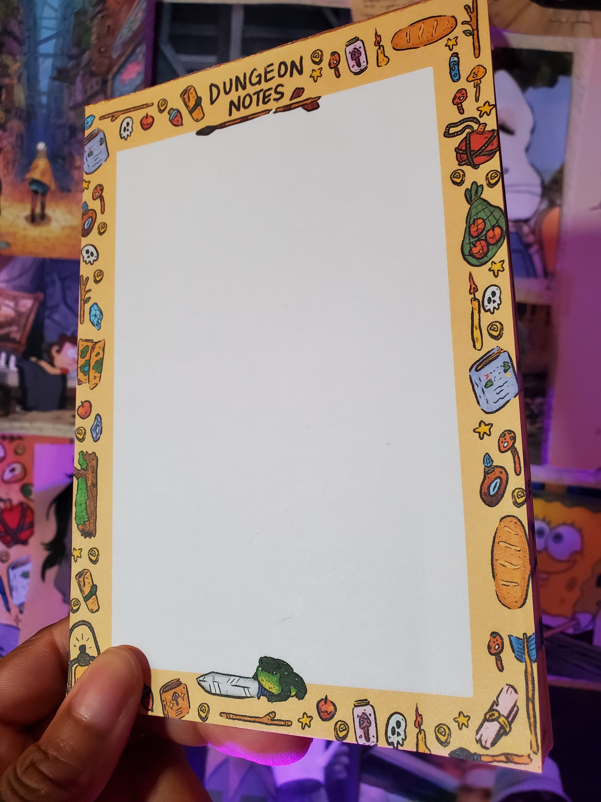 Goblin Dungeon Notes - B rate Notepad product image (3)