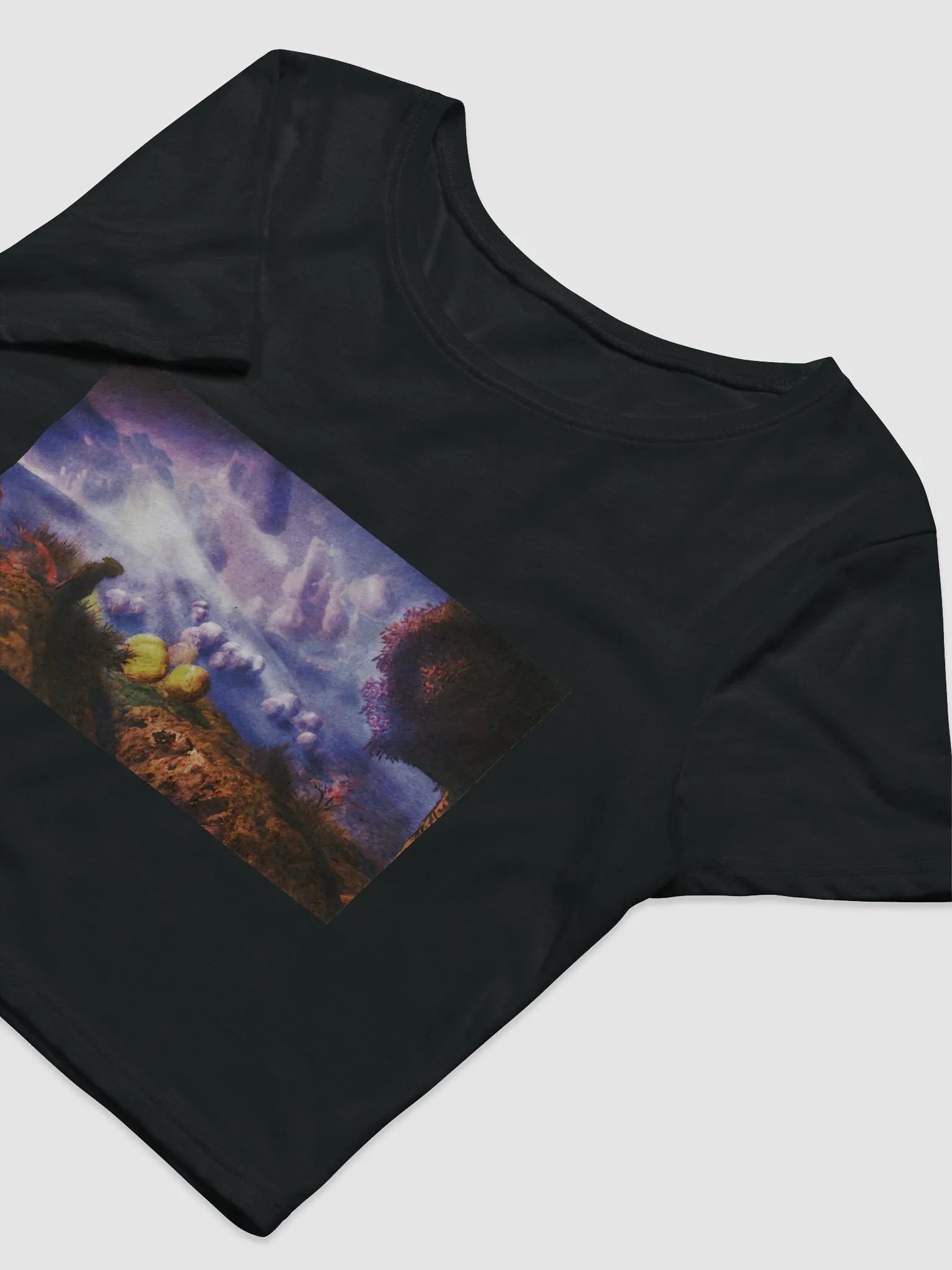 No Man's Sky Crop Tee 'Balls' product image (5)