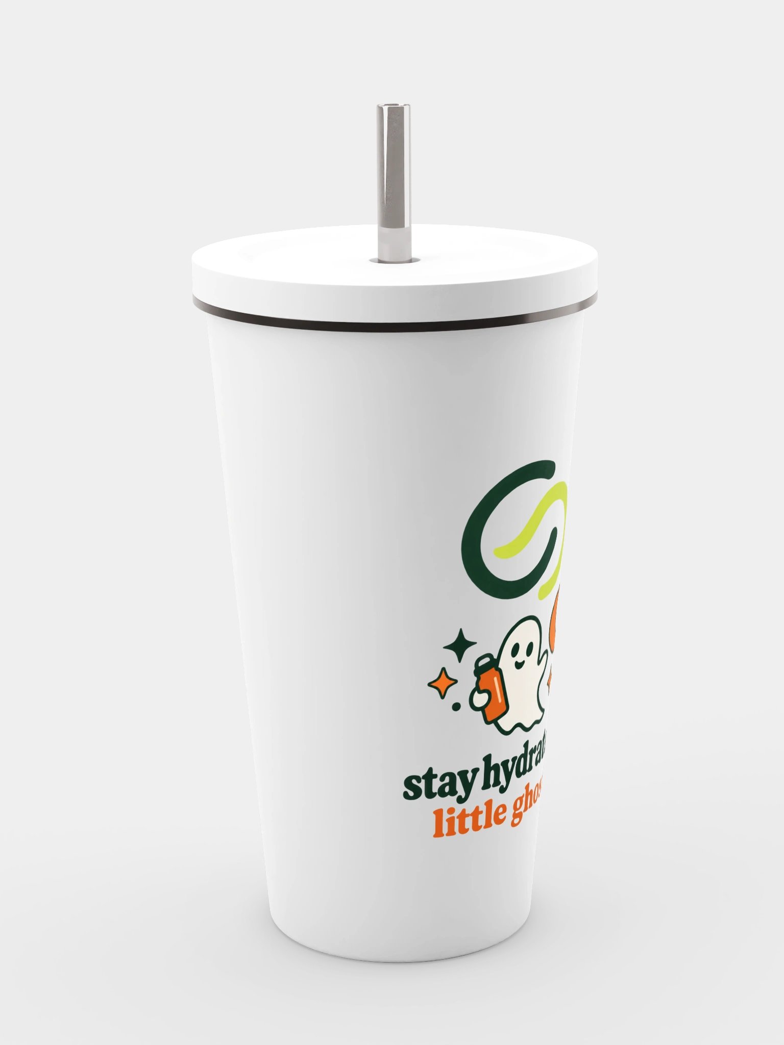 Stay Hydrated, Little Ghost Halloween Insulated Tumbler product image (8)