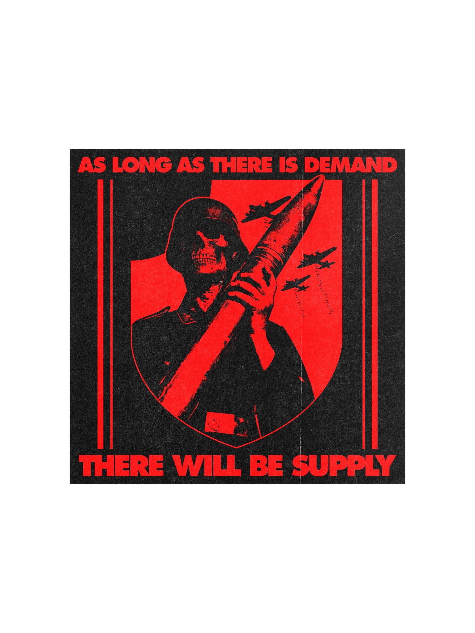 DEMAND AND SUPPLY POSTER RED product image (3)