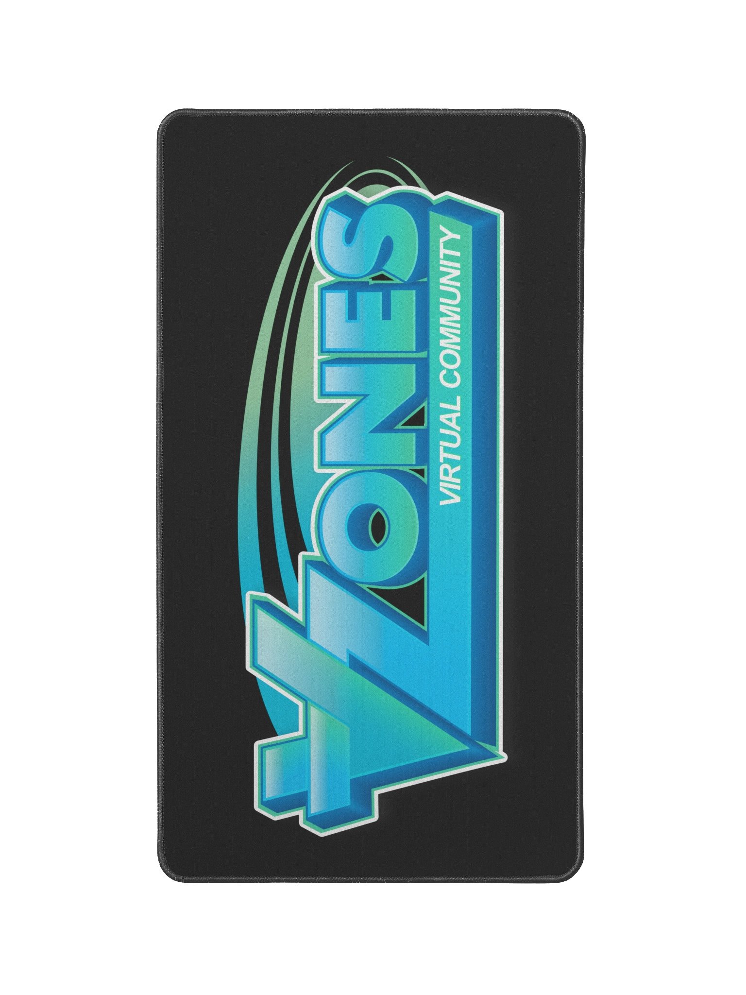 VZones Logo Desk Mat 12" x 22" - Black product image (1)